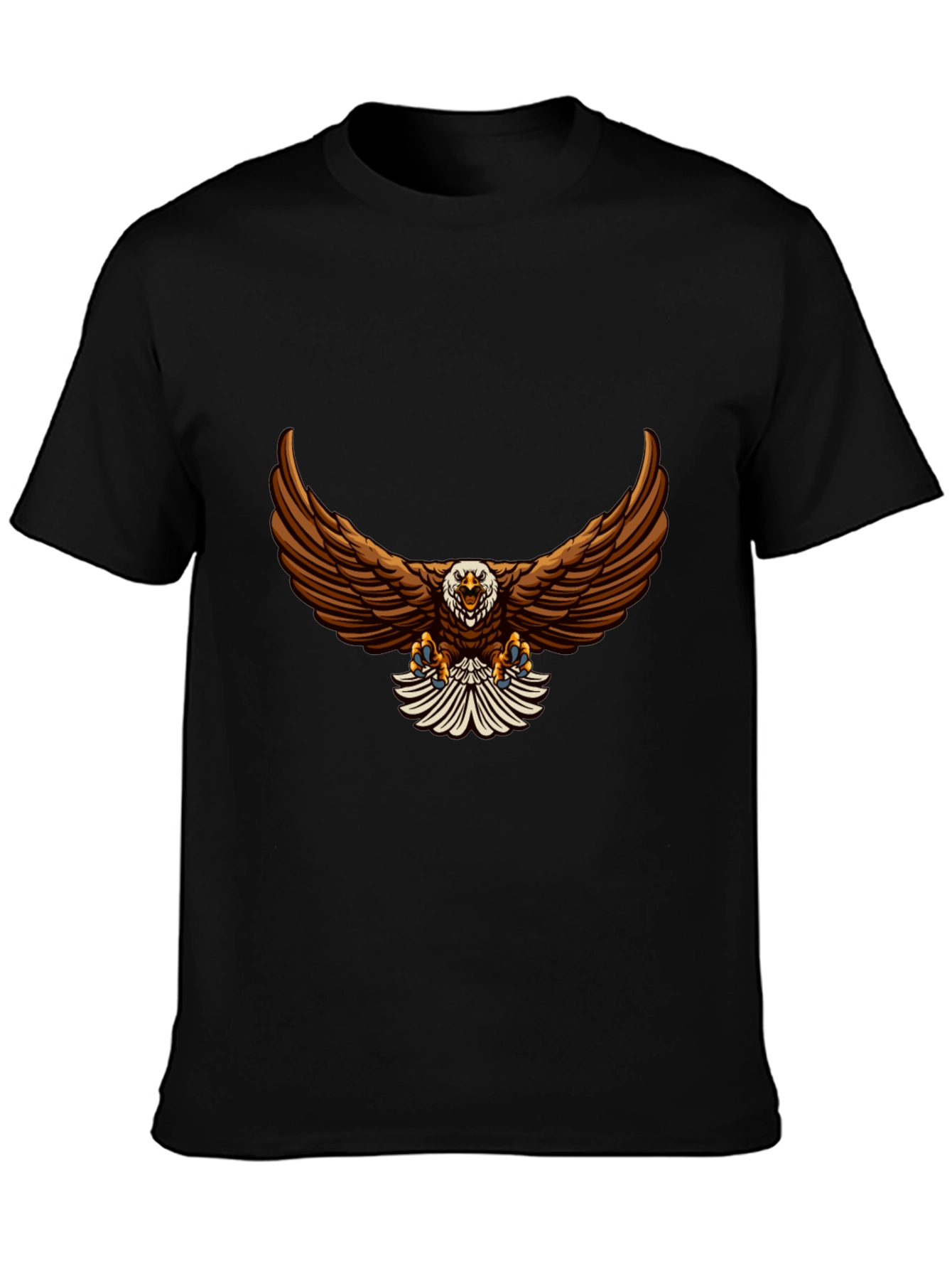 Eagle Graphic Black T-Shirt - Mens Fashion