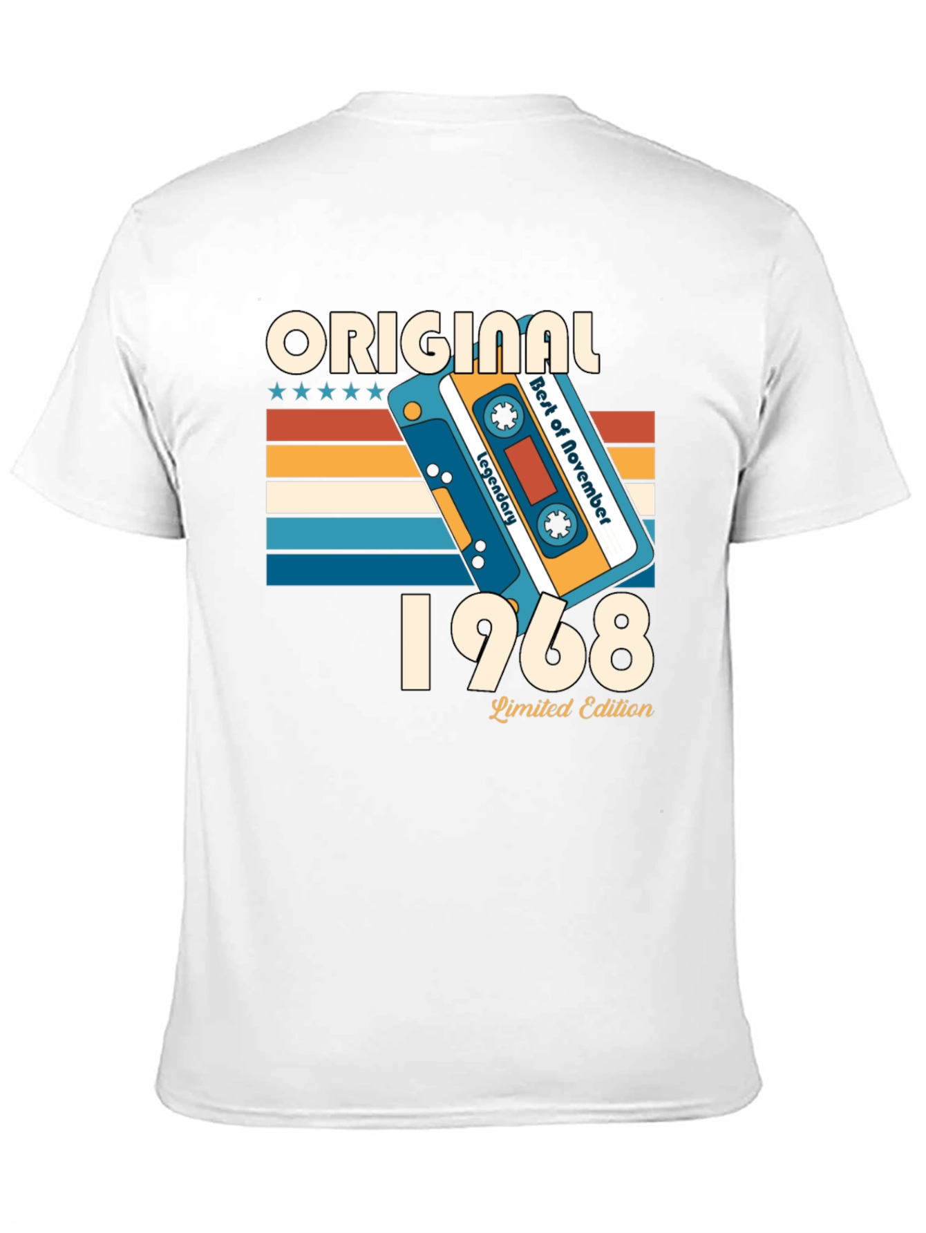 Original 1968 Limited Edition Cassette Tape T-Shirt