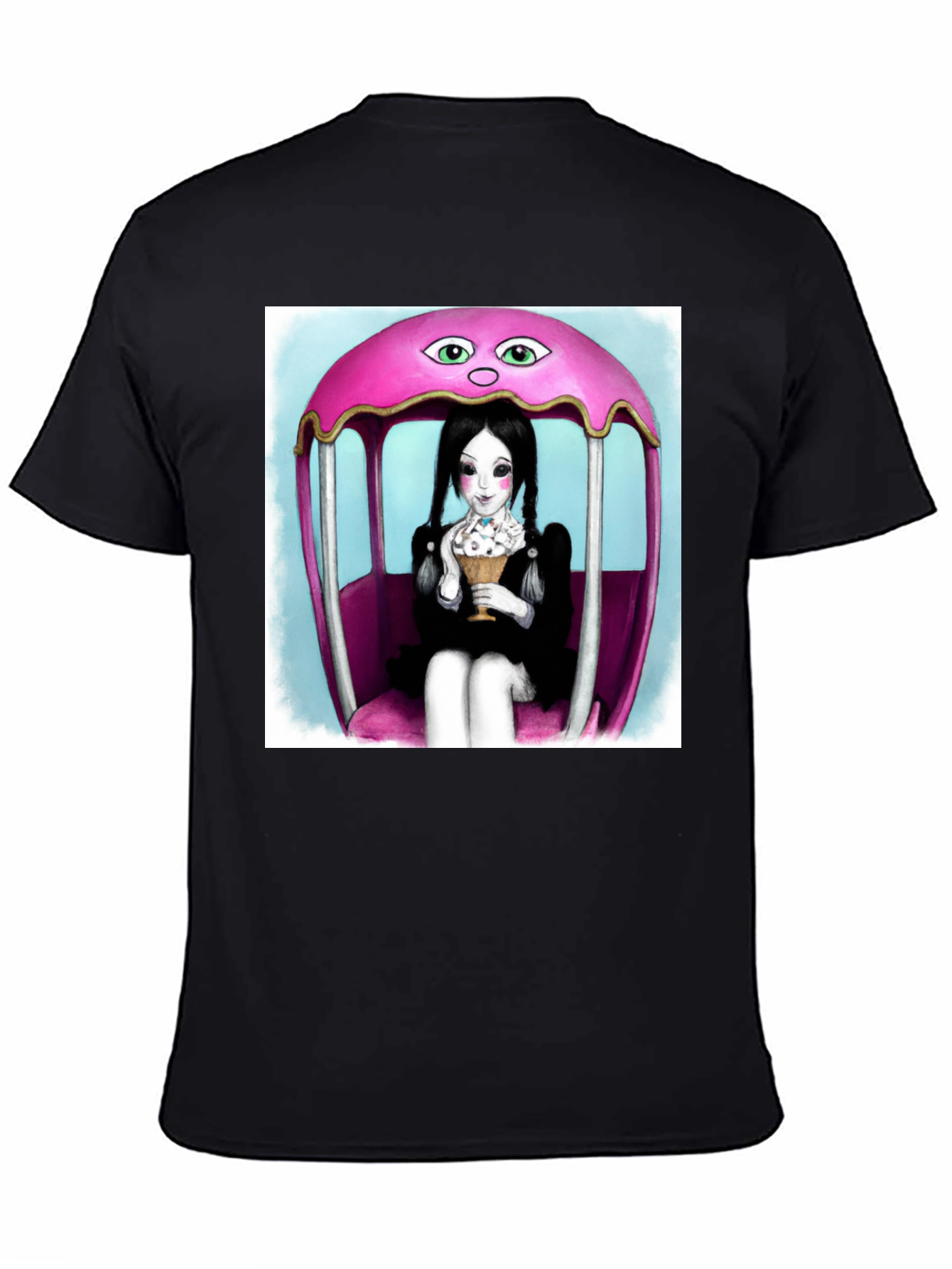 Wednesday Addams Ice Cream Graphic Tee