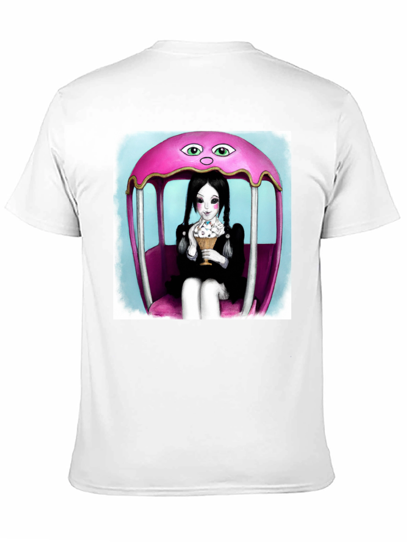 Wednesday Addams Ice Cream Graphic Tee