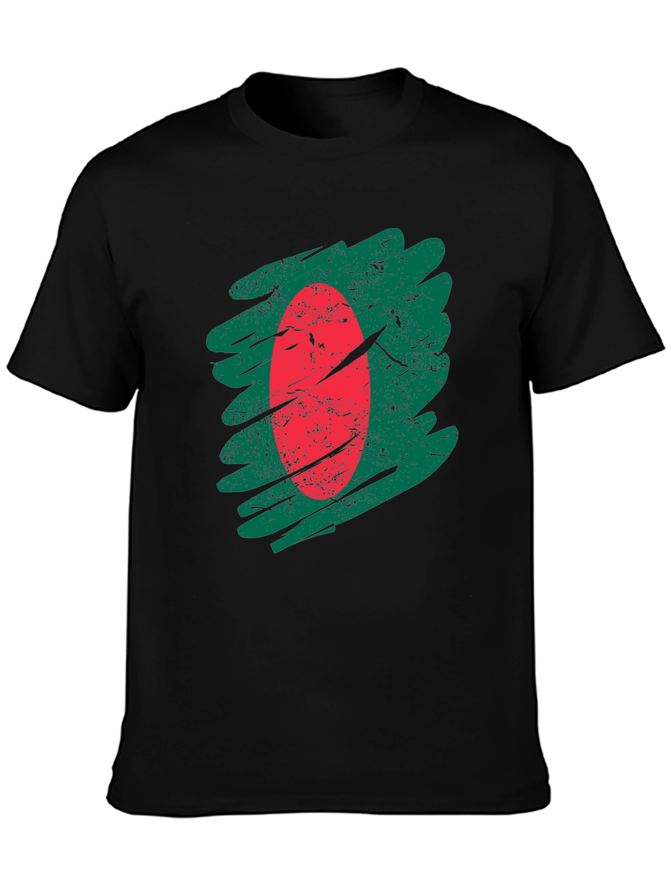 Bangladesh Flag T-Shirt - Distressed Graphic Tee