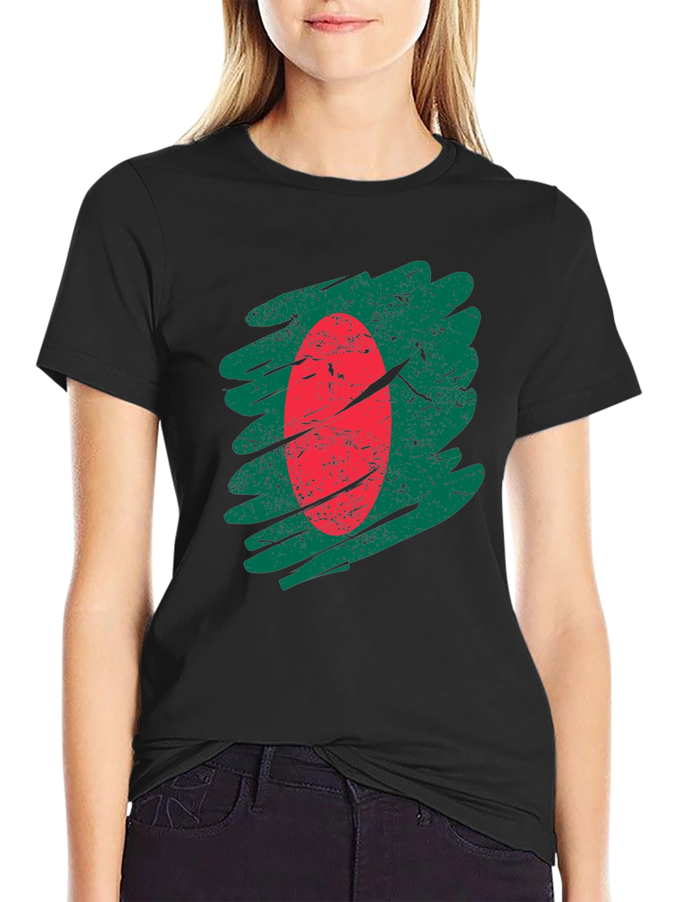 Bangladesh Flag T-Shirt - Distressed Graphic Tee