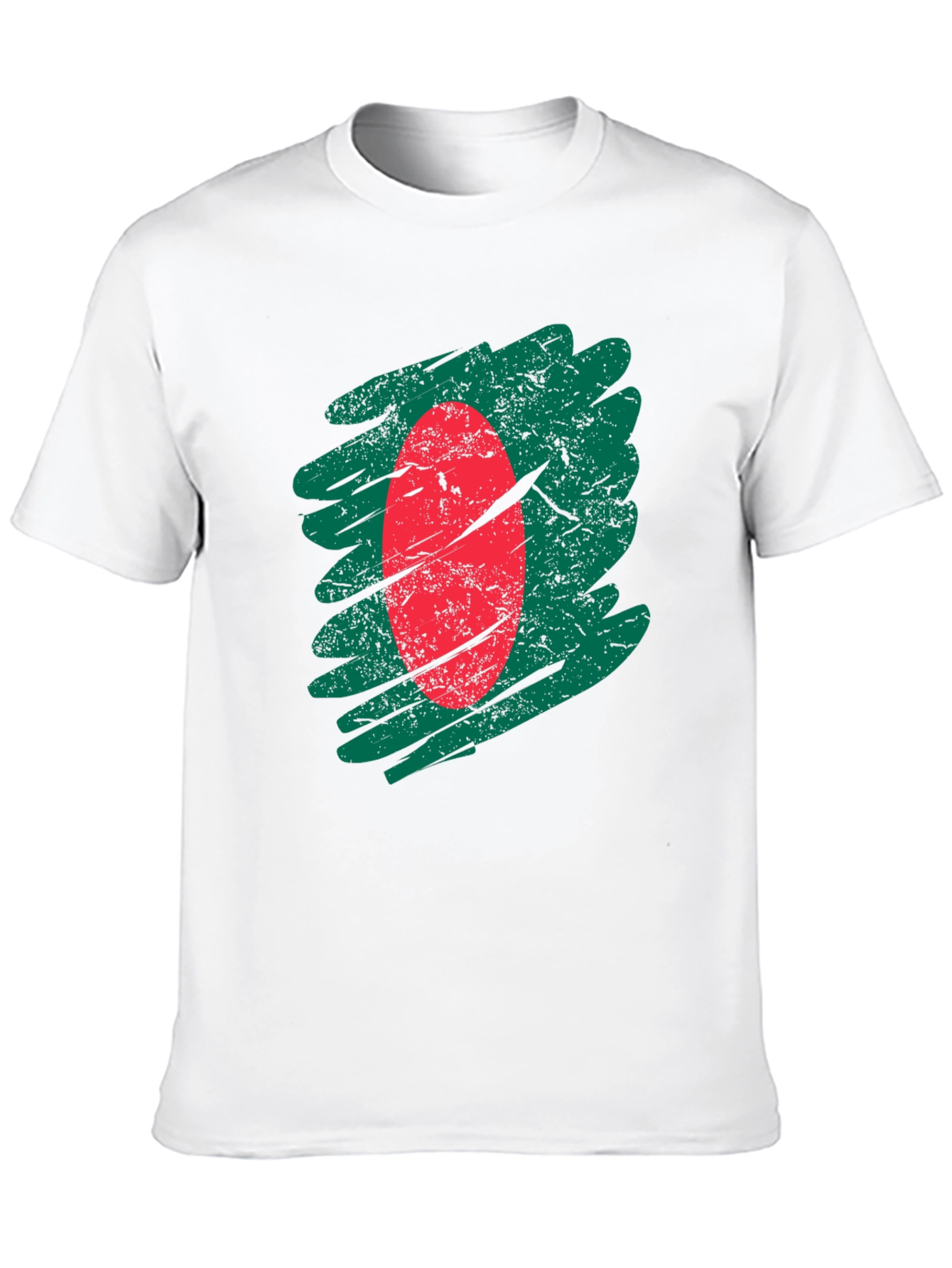 Bangladesh Flag T-Shirt - Distressed Graphic Tee