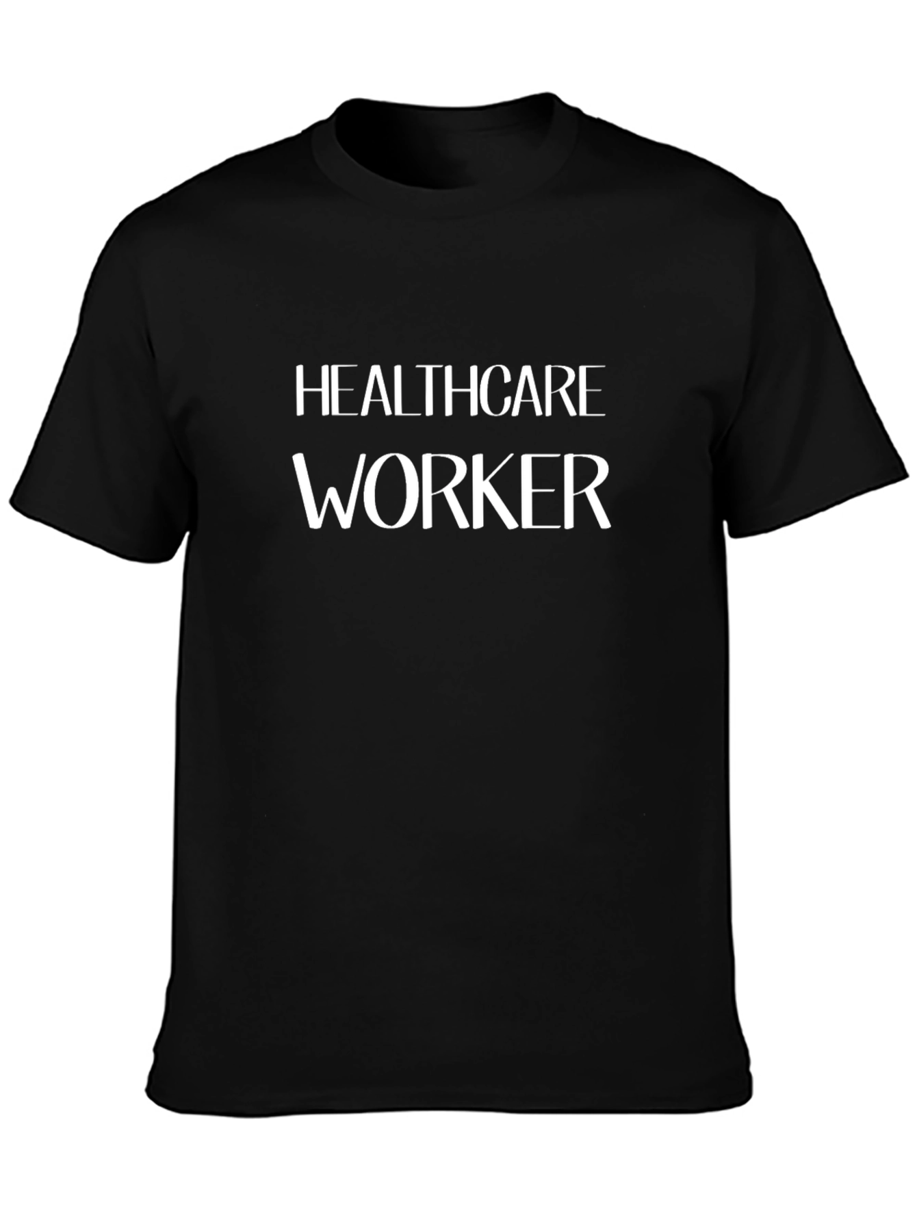 Healthcare Worker Graphic Tee - Unisex Black T-Shirt