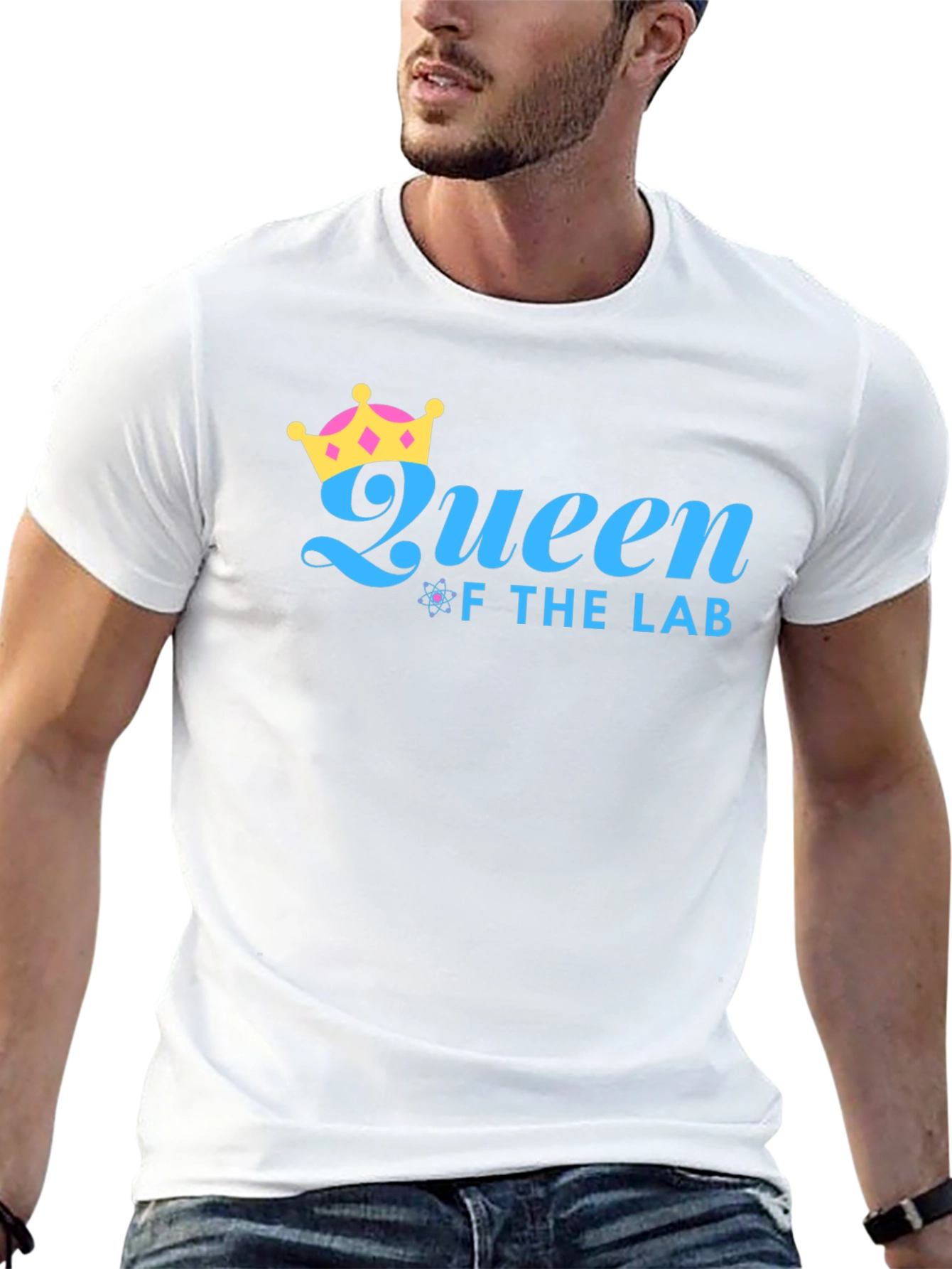Queen of the Lab Black Graphic T-Shirt