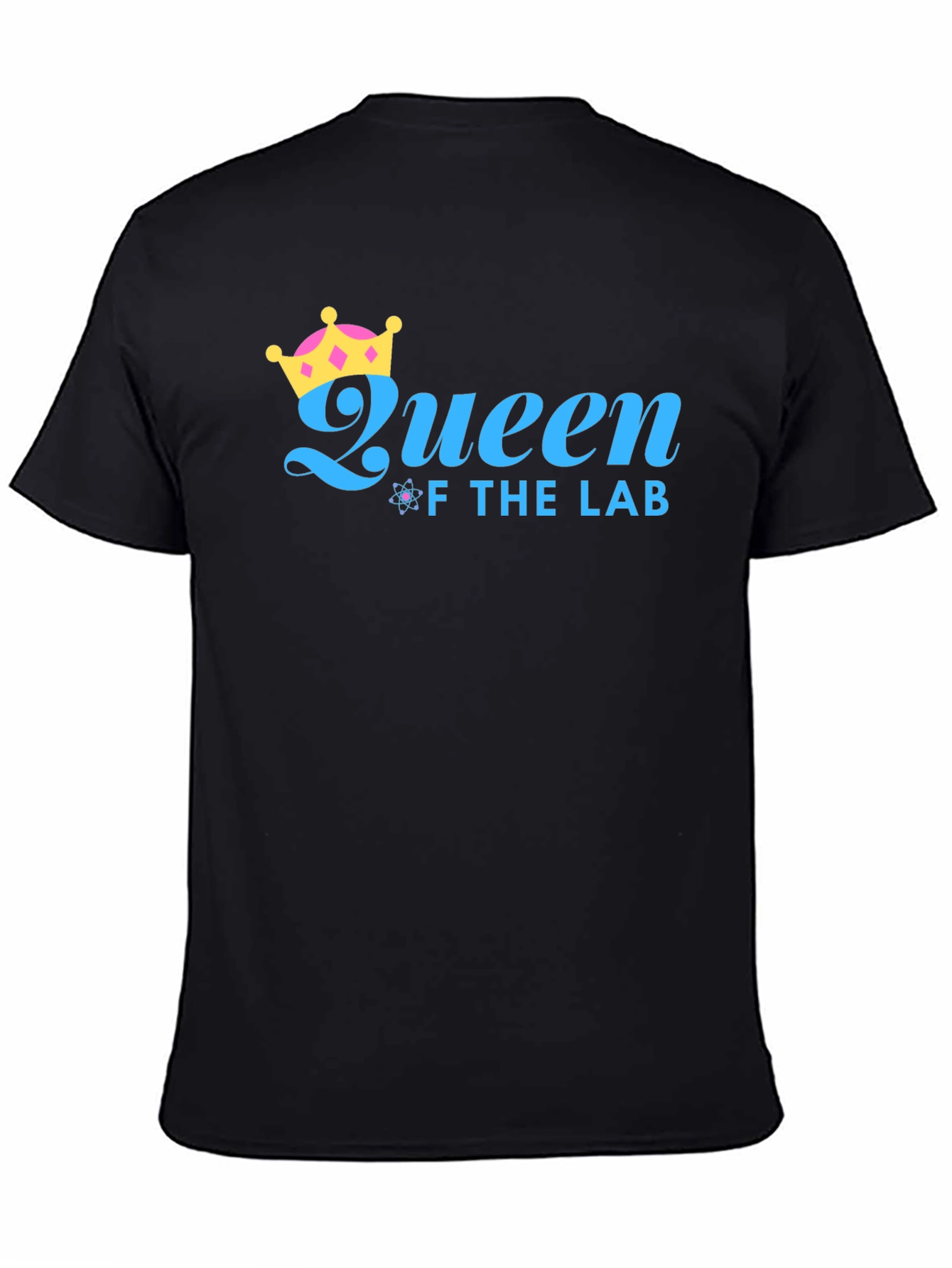Queen of the Lab Black Graphic T-Shirt
