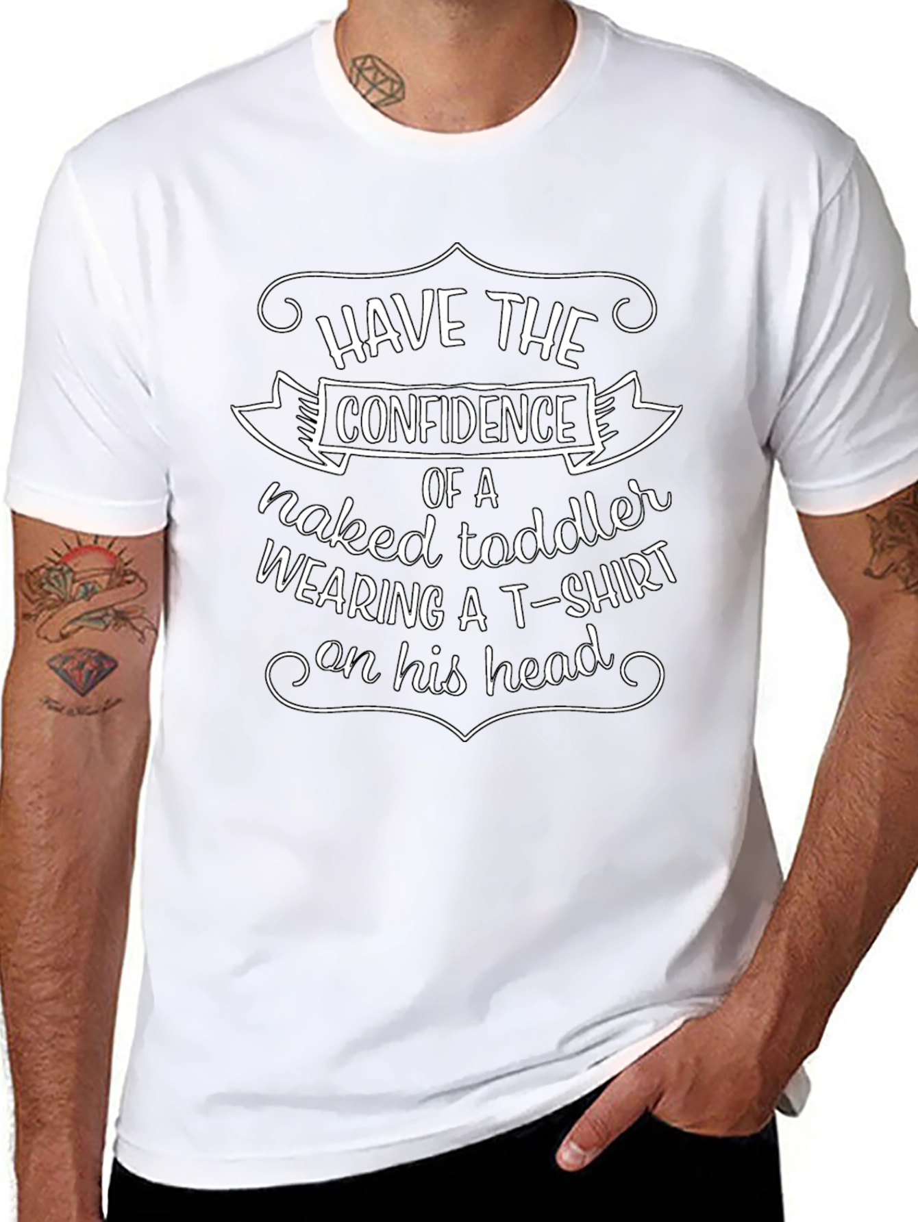 Confidence Toddler T-Shirt - Funny Graphic Tee