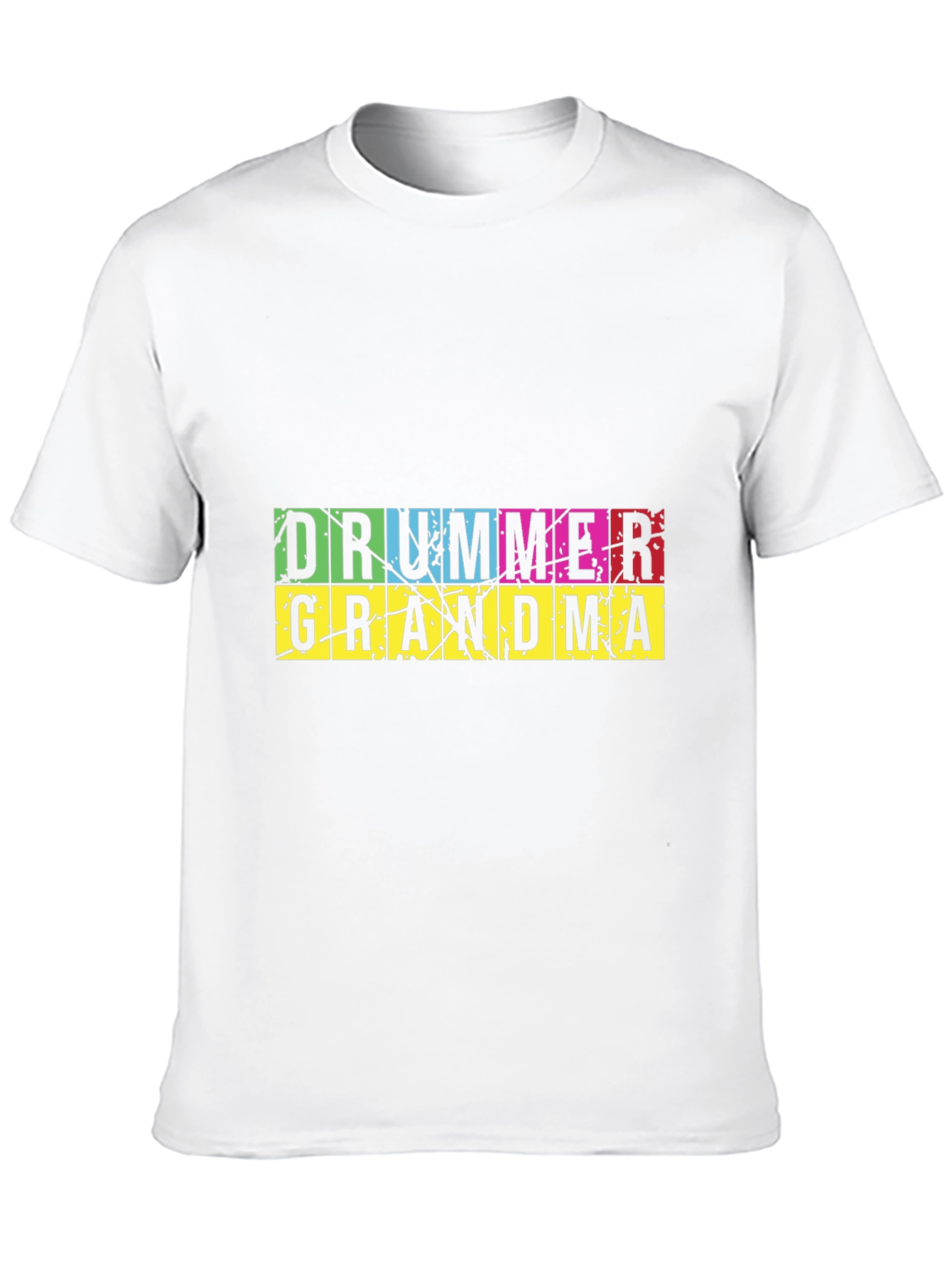 Drummer Grandma Graphic T-Shirt - Black