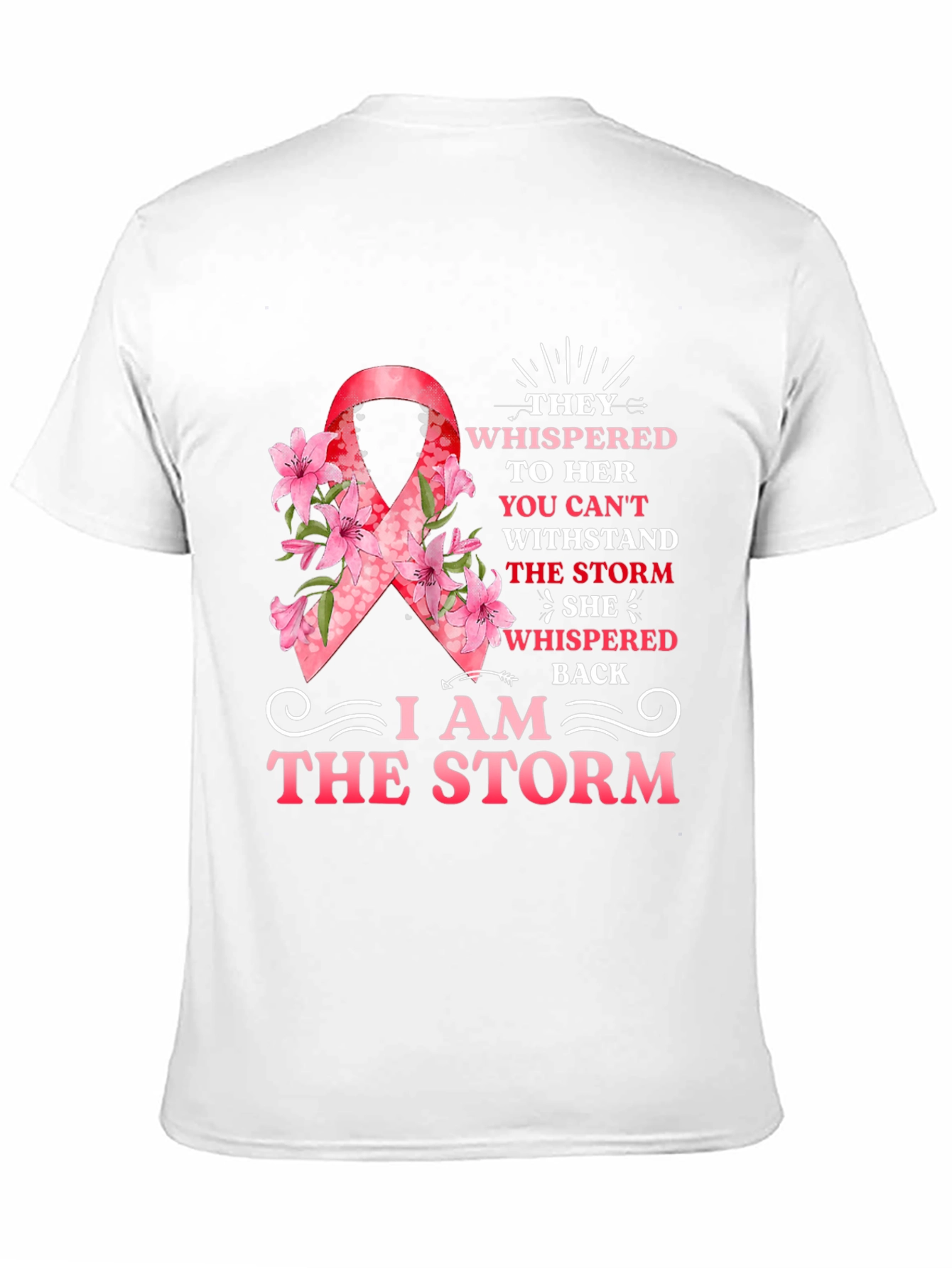 I Am The Storm Ribbon T-Shirt