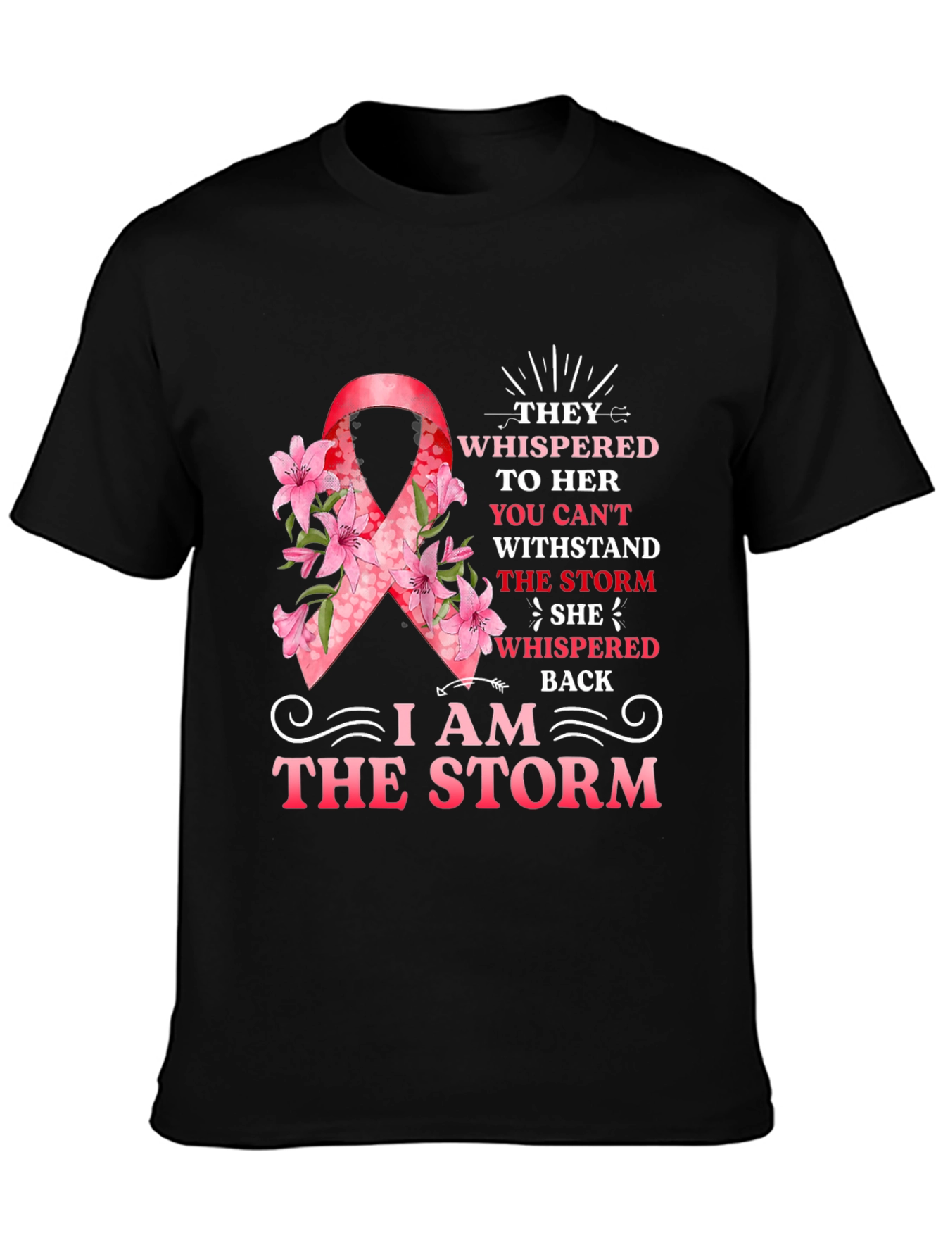 I Am The Storm Ribbon T-Shirt