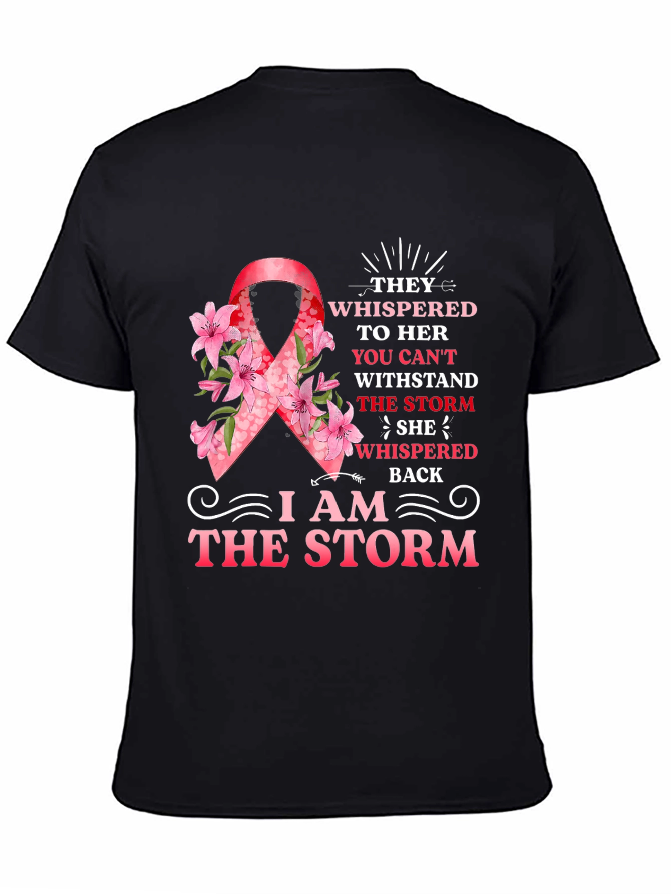 I Am The Storm Ribbon T-Shirt