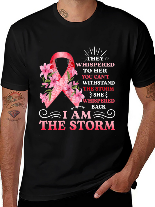 I Am The Storm Ribbon T-Shirt