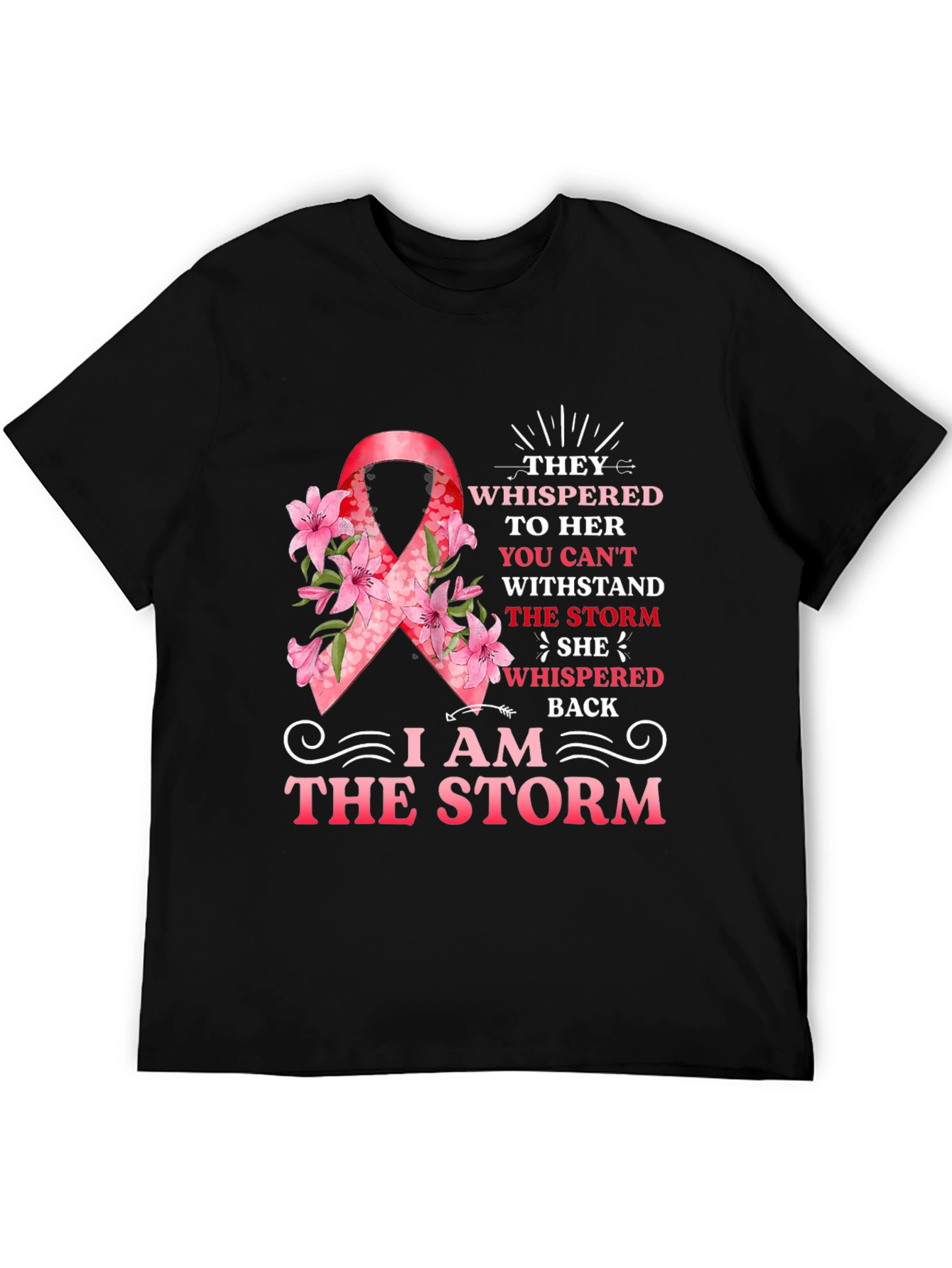 I Am The Storm Ribbon T-Shirt
