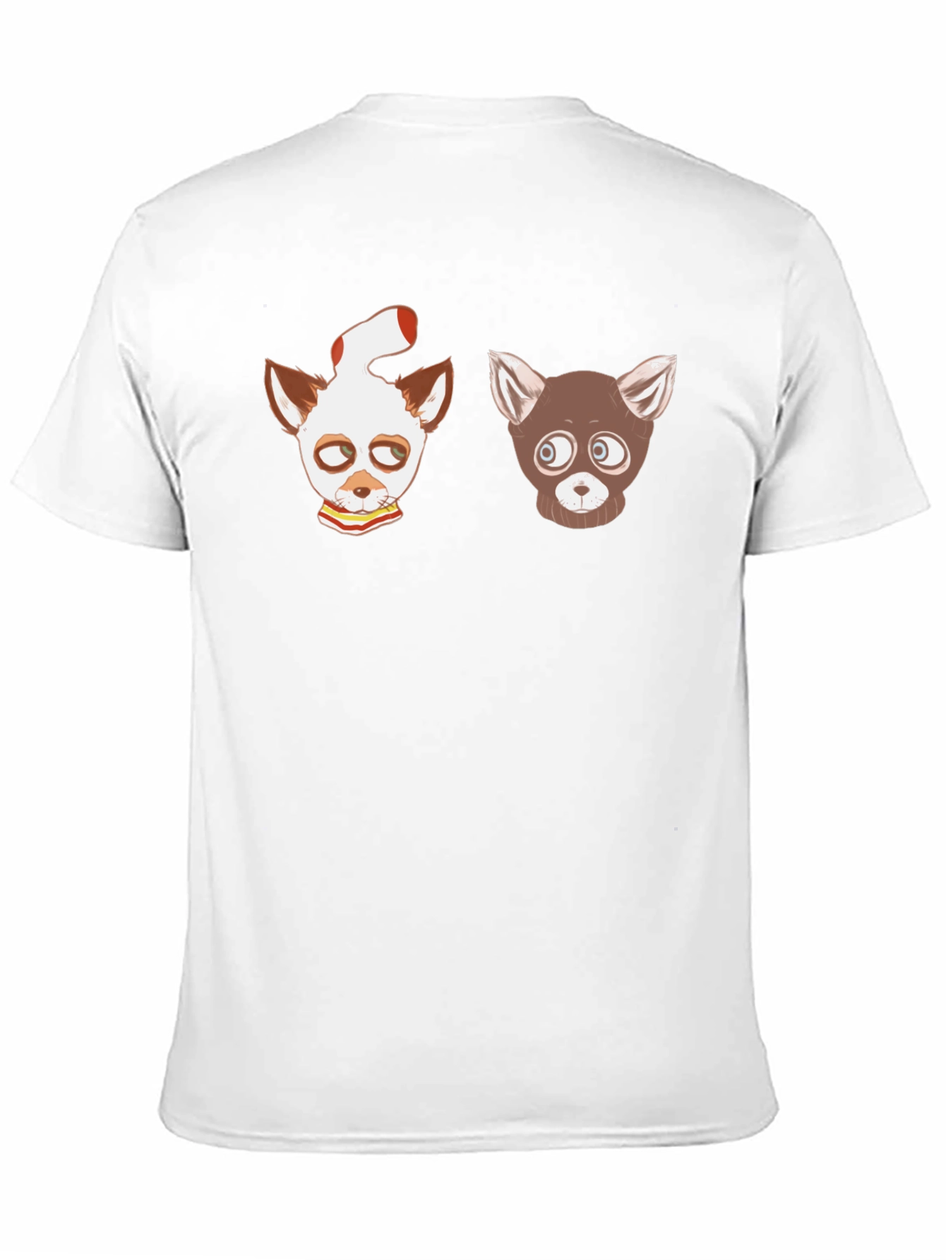 Cartoon Animal Graphic Black T-Shirt