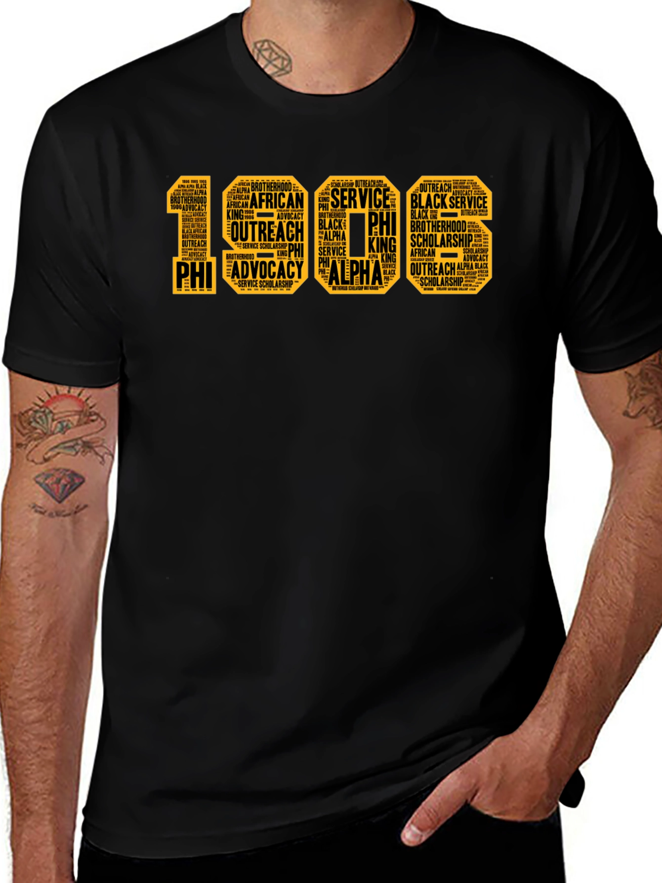 1906 Phi Alpha Black T-Shirt
