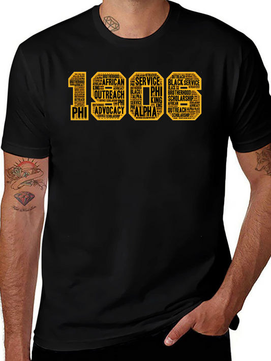 1906 Phi Alpha Black T-Shirt