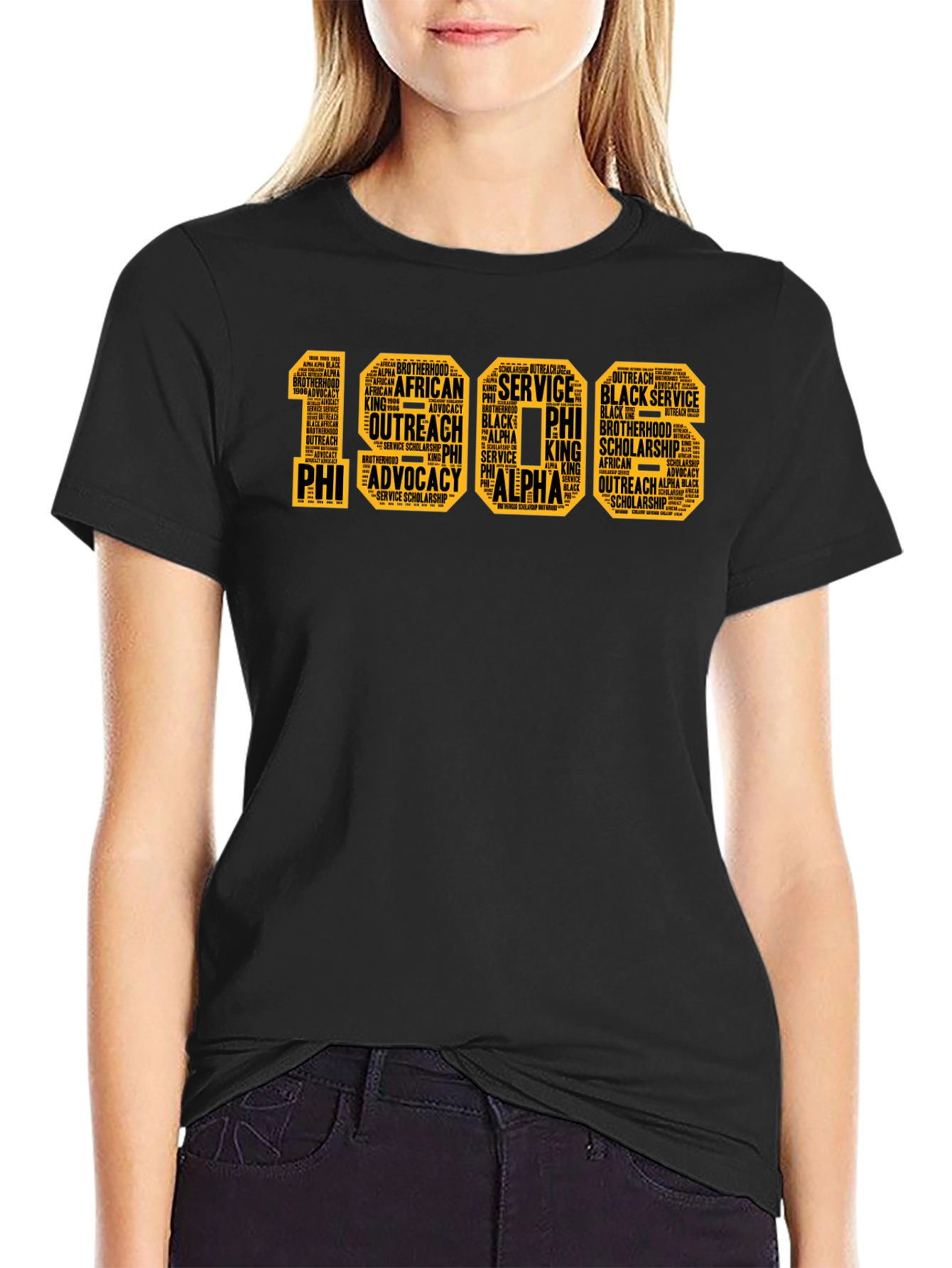 1906 Phi Alpha Black T-Shirt