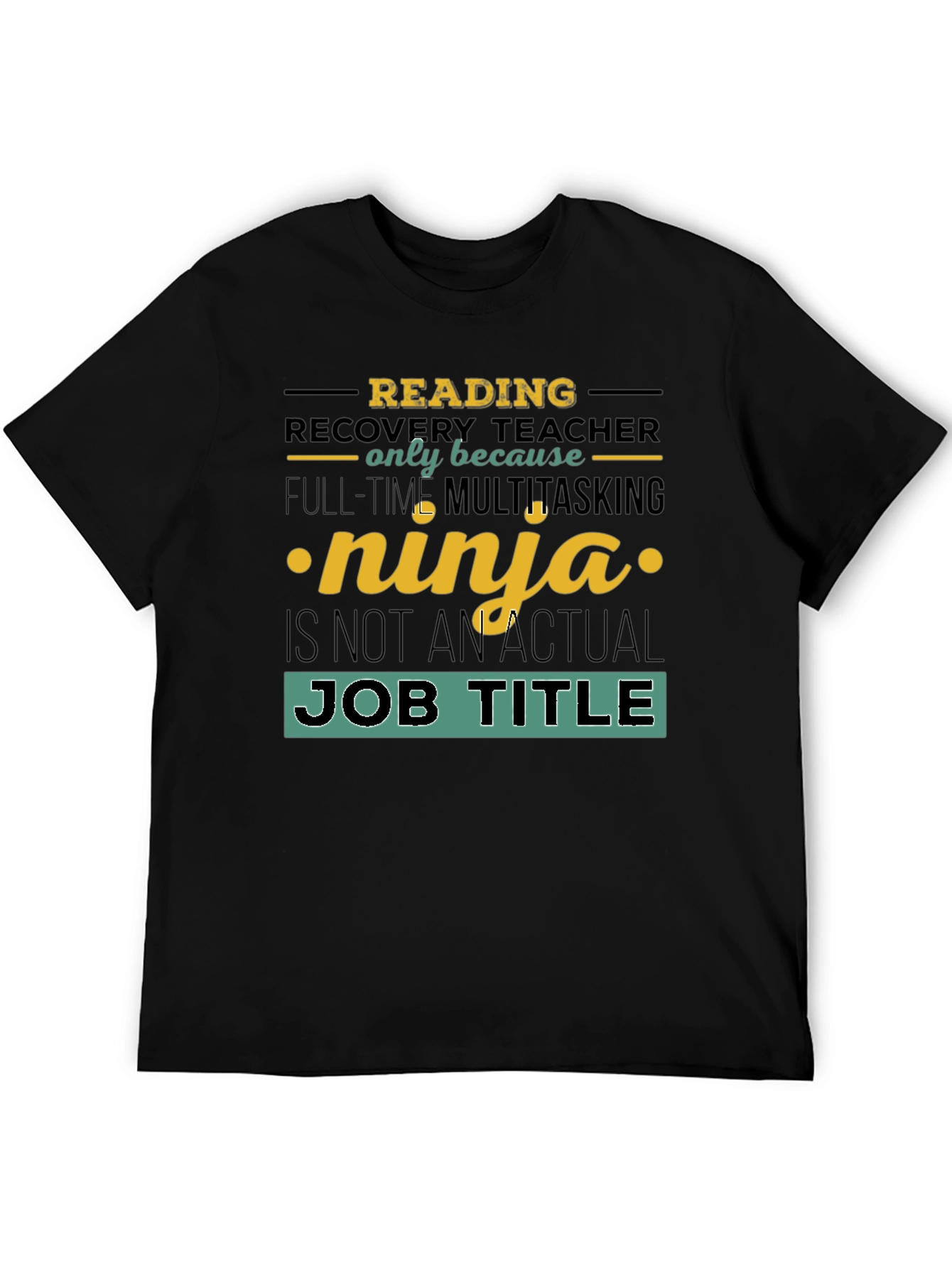 Reading Recovery Teacher Ninja T-Shirt