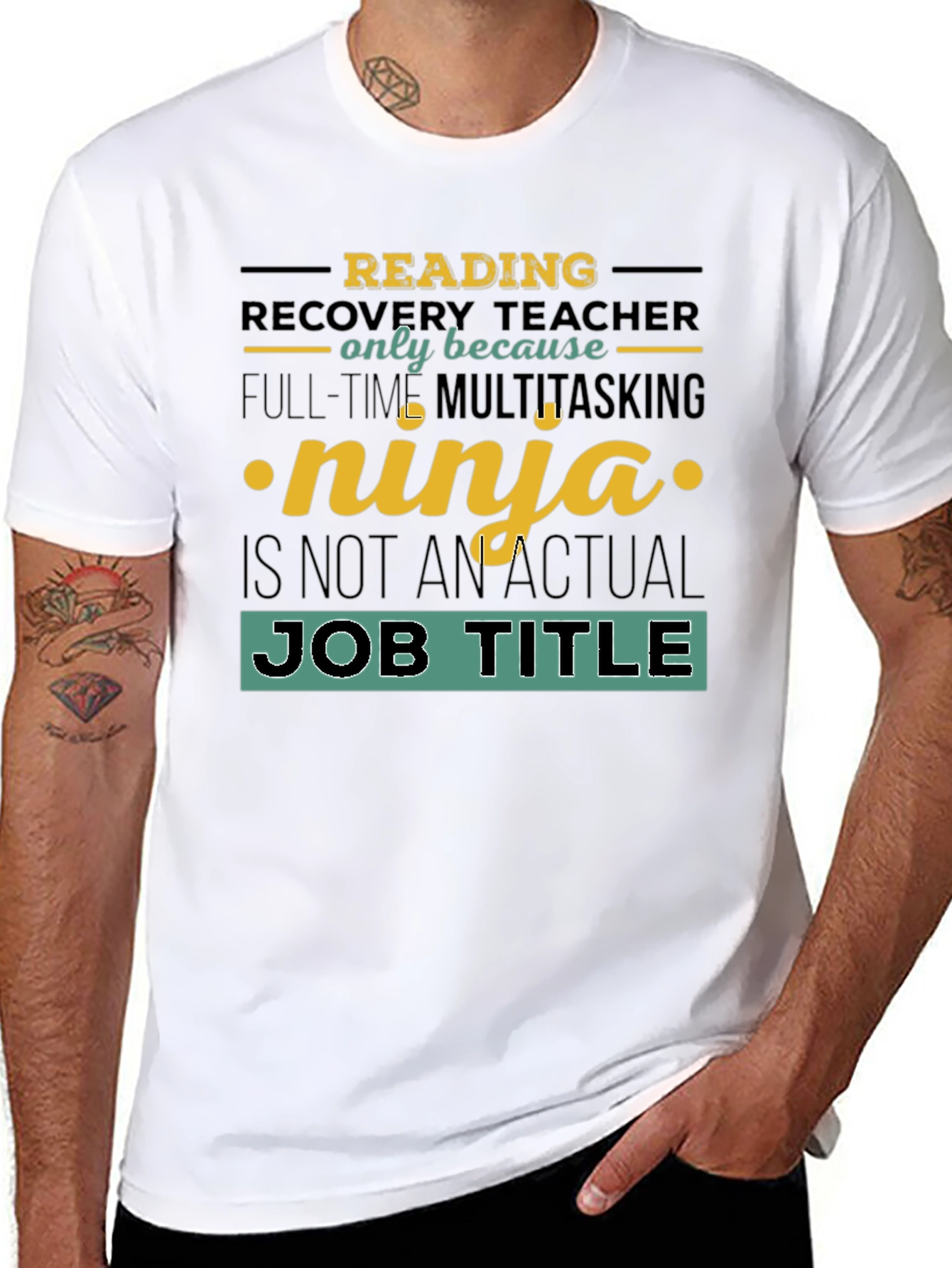 Reading Recovery Teacher Ninja T-Shirt