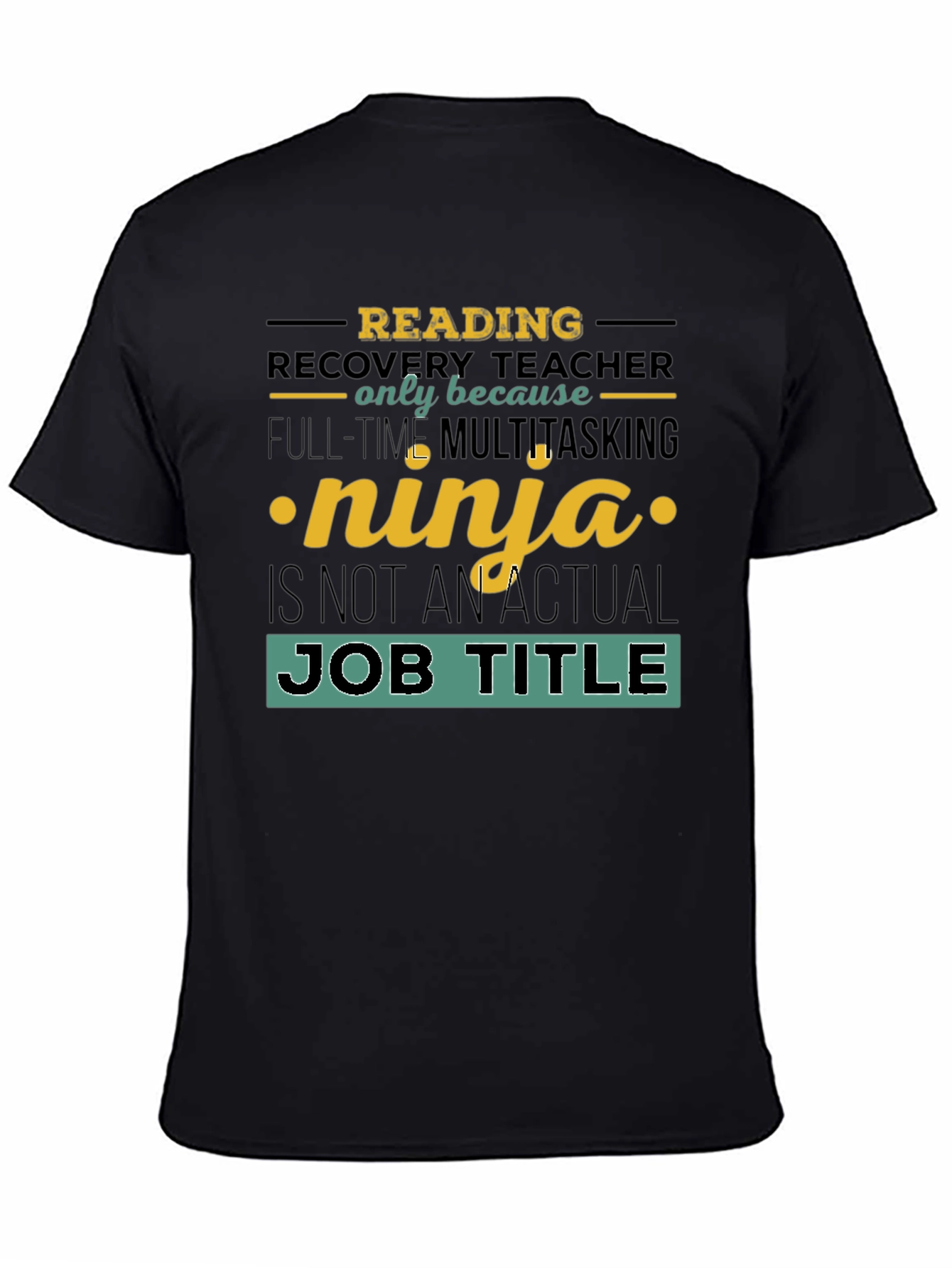 Reading Recovery Teacher Ninja T-Shirt