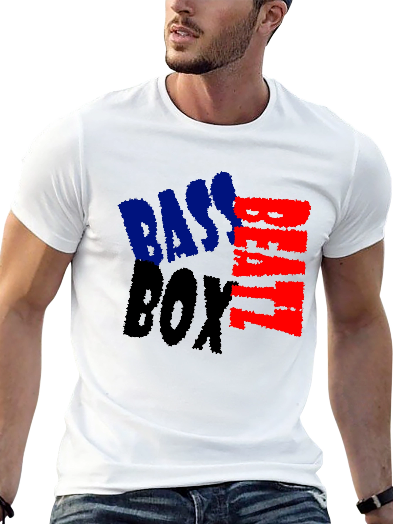 Bass Beat Box Graphic Tee - Music Lovers T-Shirt