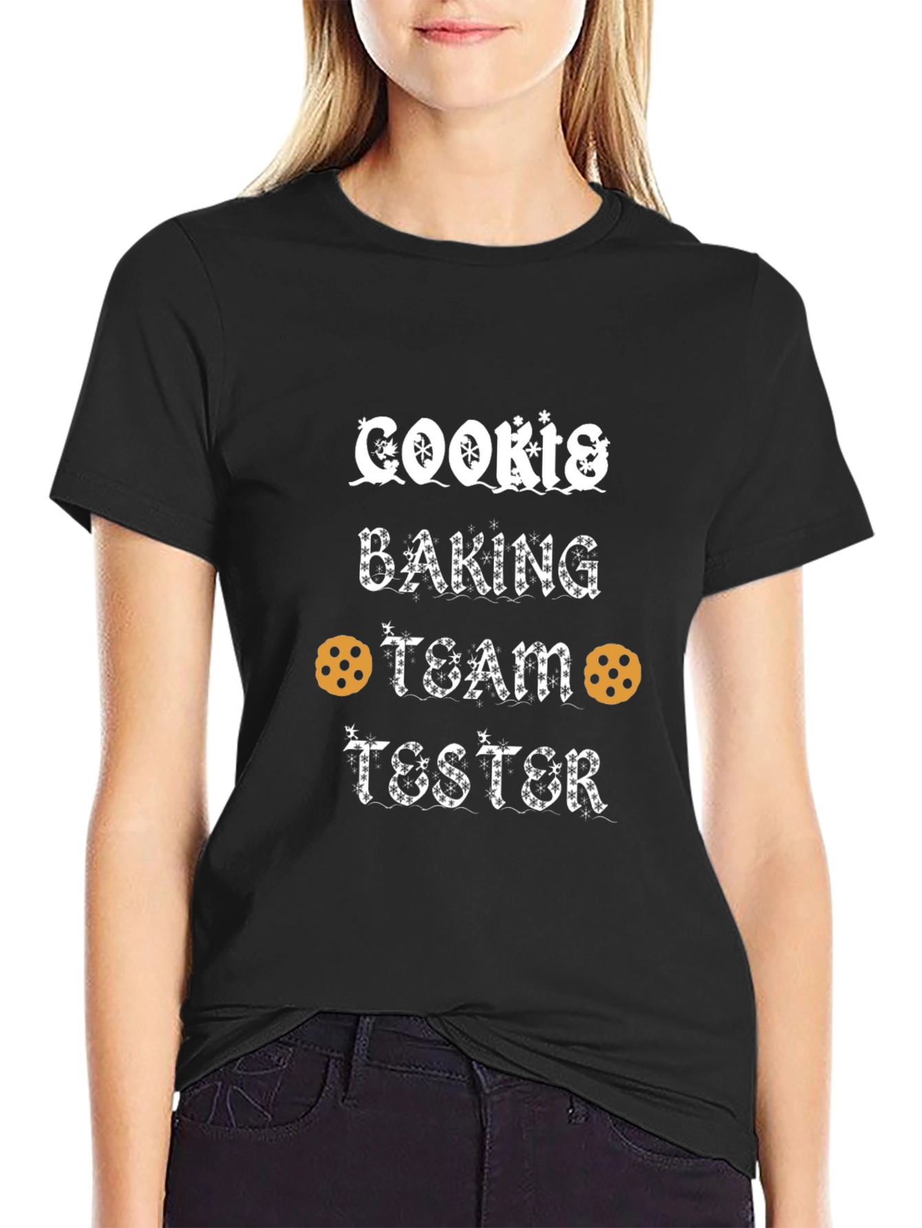 Cookie Baking Team Tester Novelty Graphic T-Shirt