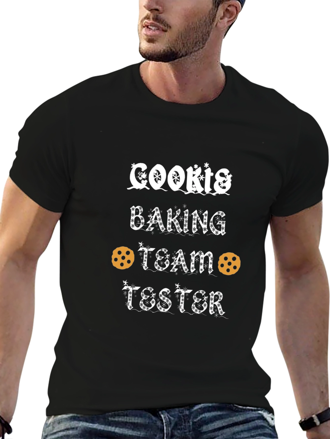 Cookie Baking Team Tester Novelty Graphic T-Shirt
