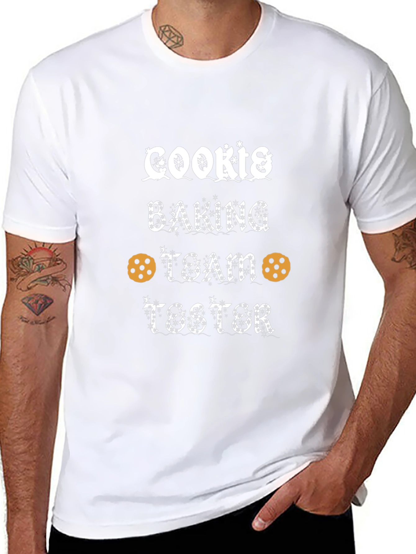 Cookie Baking Team Tester Novelty Graphic T-Shirt