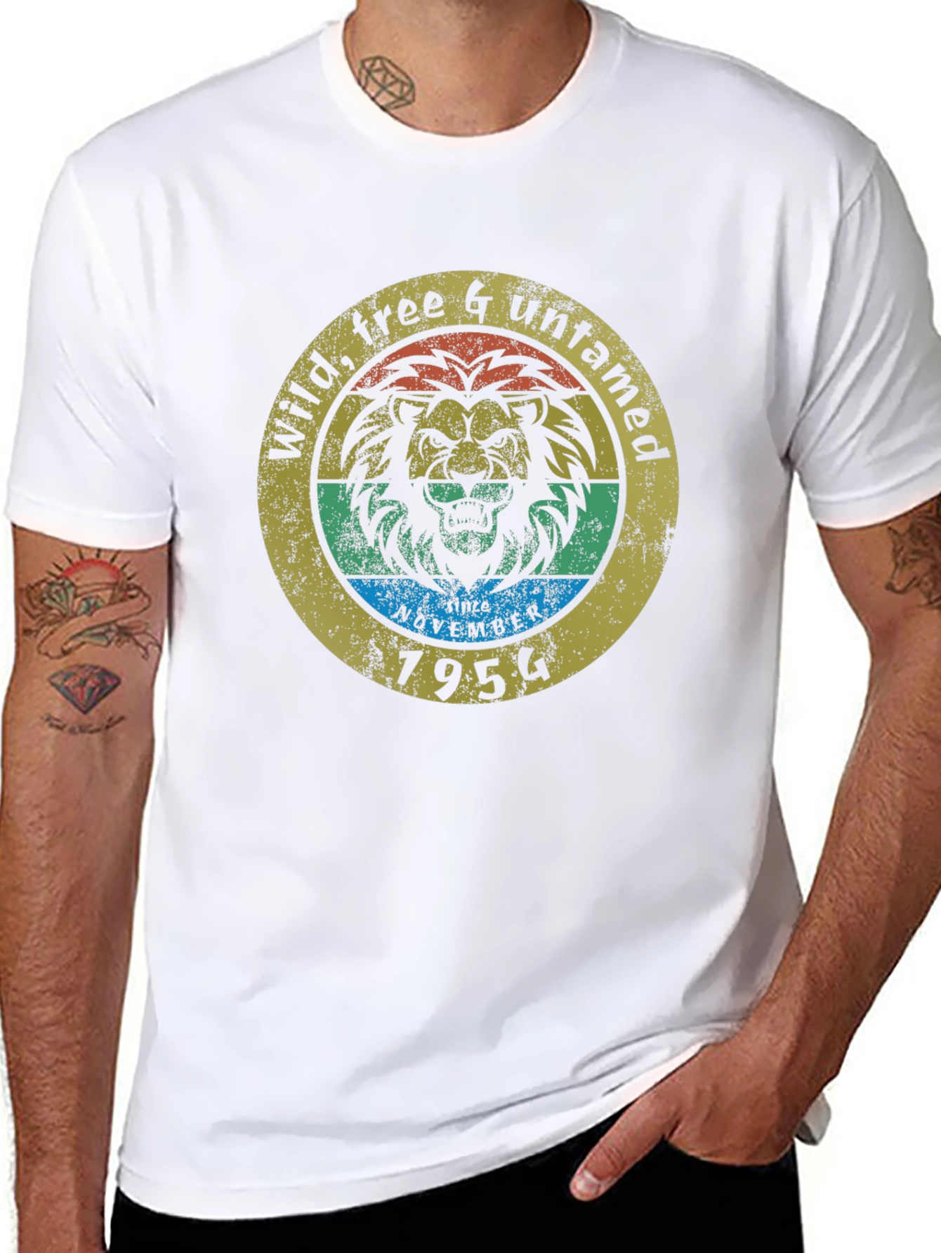 Wild Free Untamed Lion T-Shirt
