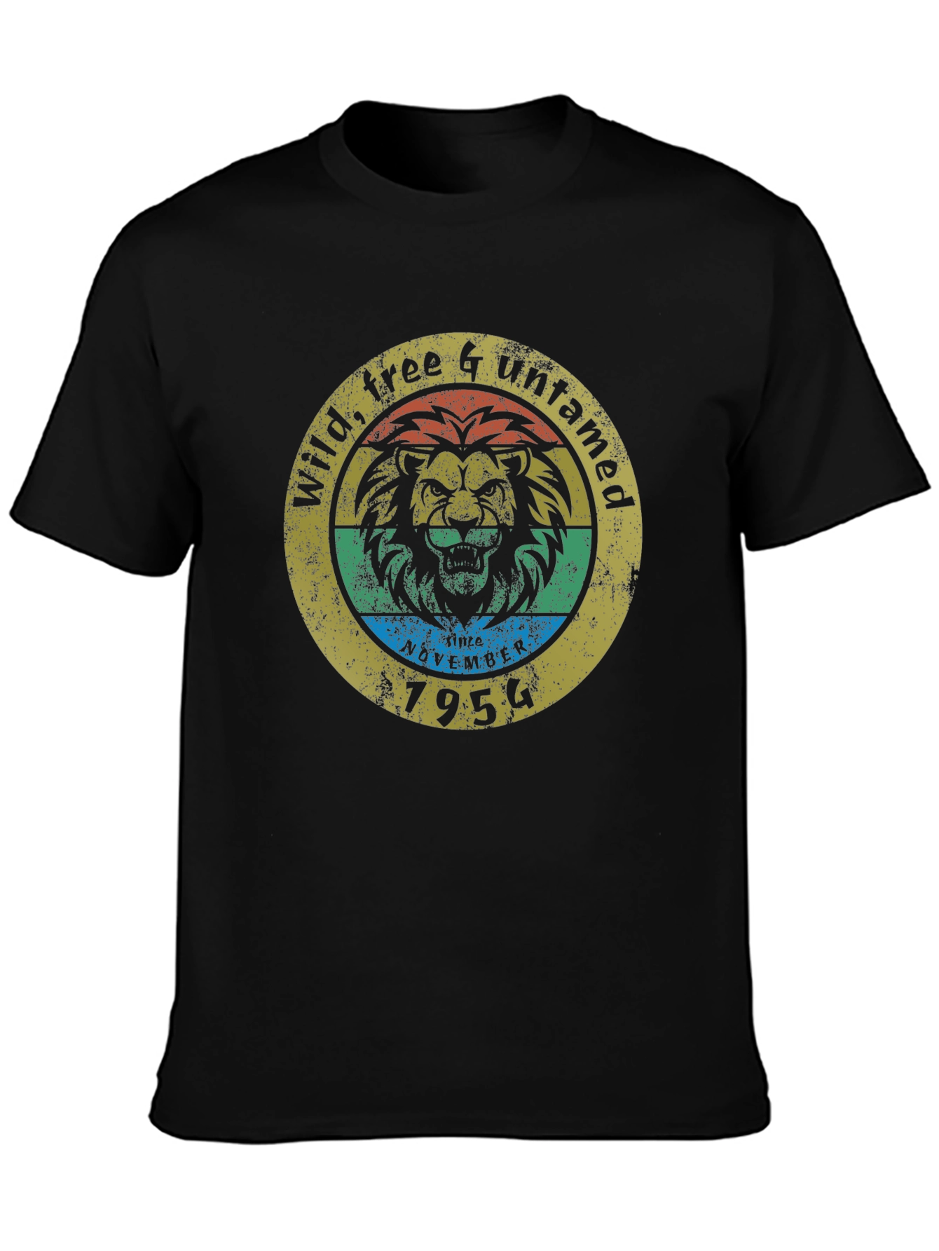 Wild Free Untamed Lion T-Shirt