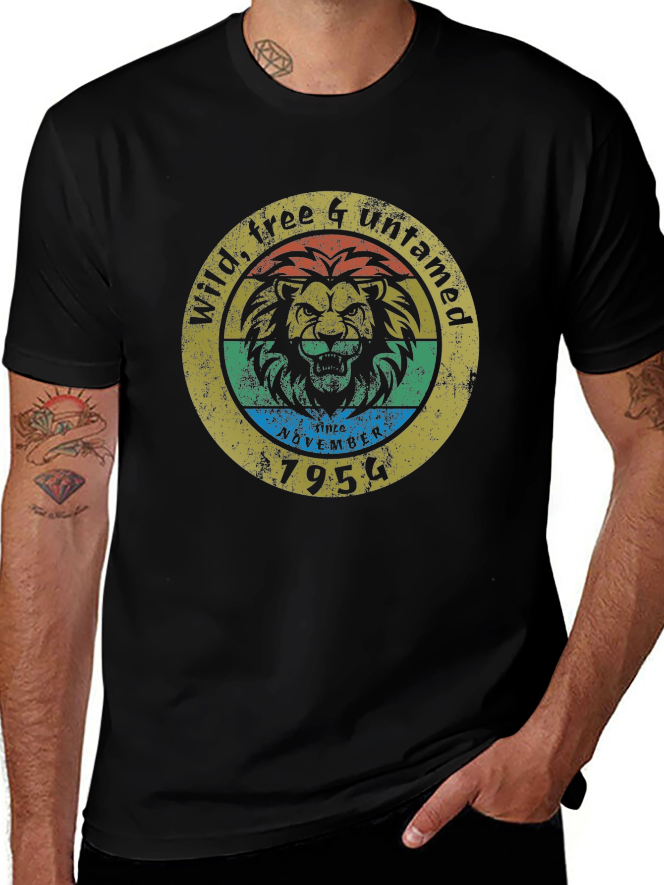 Wild Free Untamed Lion T-Shirt