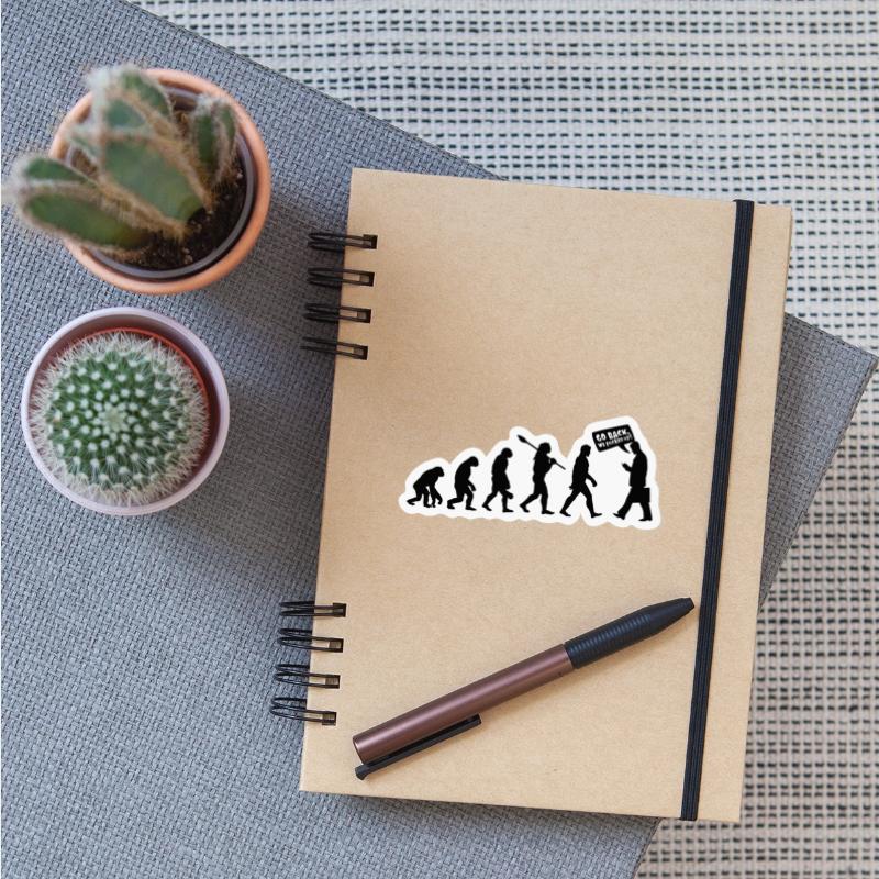 Evolution Irony Silhouette