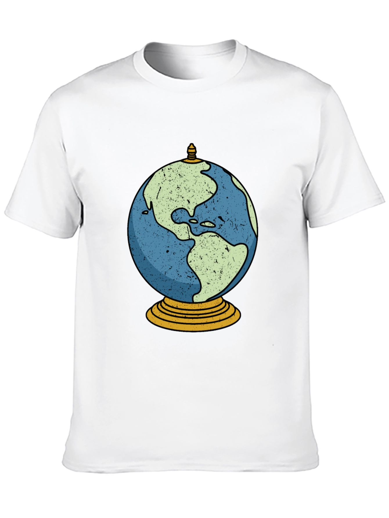 Globe Graphic Print T-Shirt