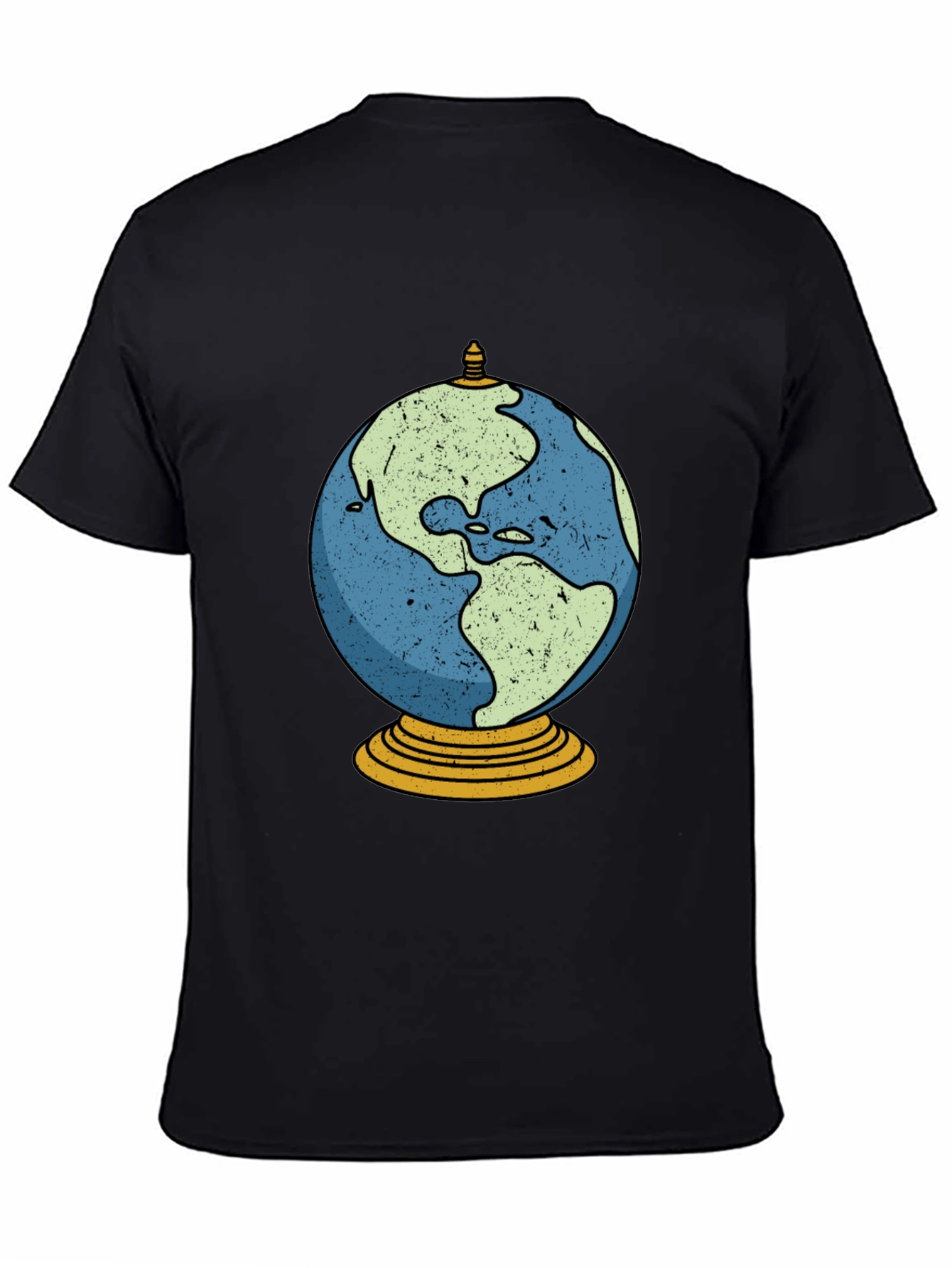 Globe Graphic Print T-Shirt