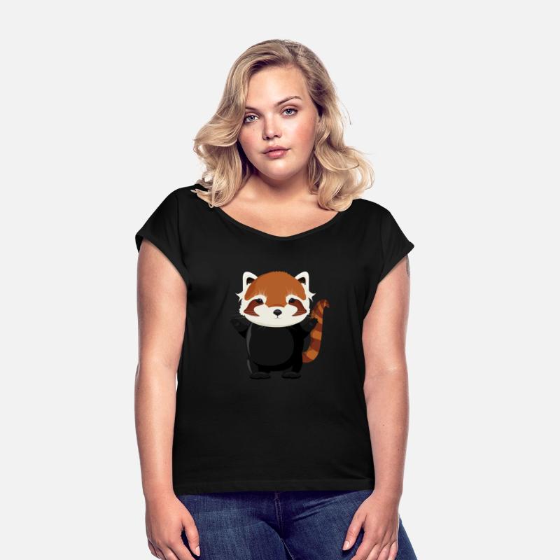 exotic magical little red panda bear