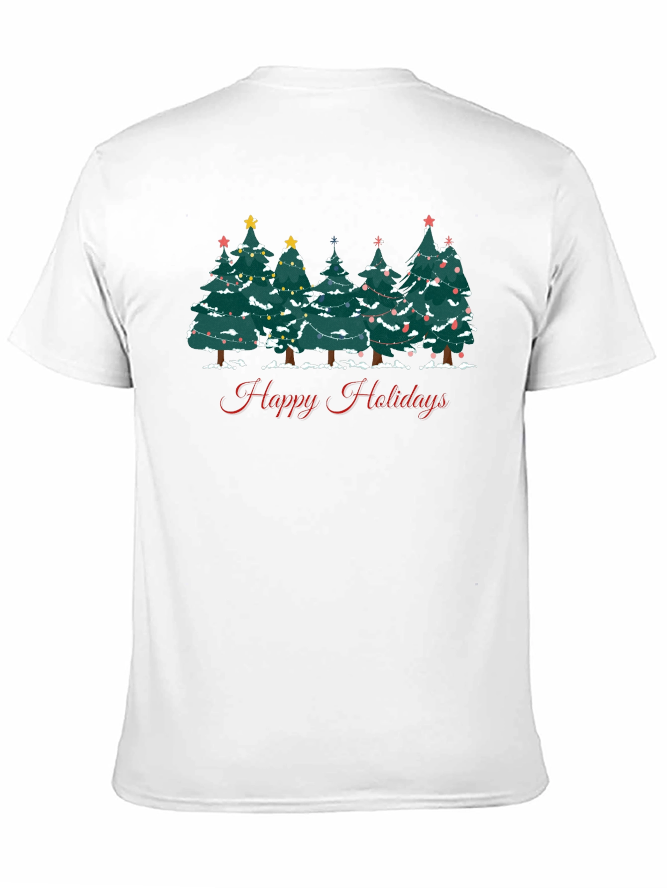 Happy Holidays Christmas Tree T-Shirt