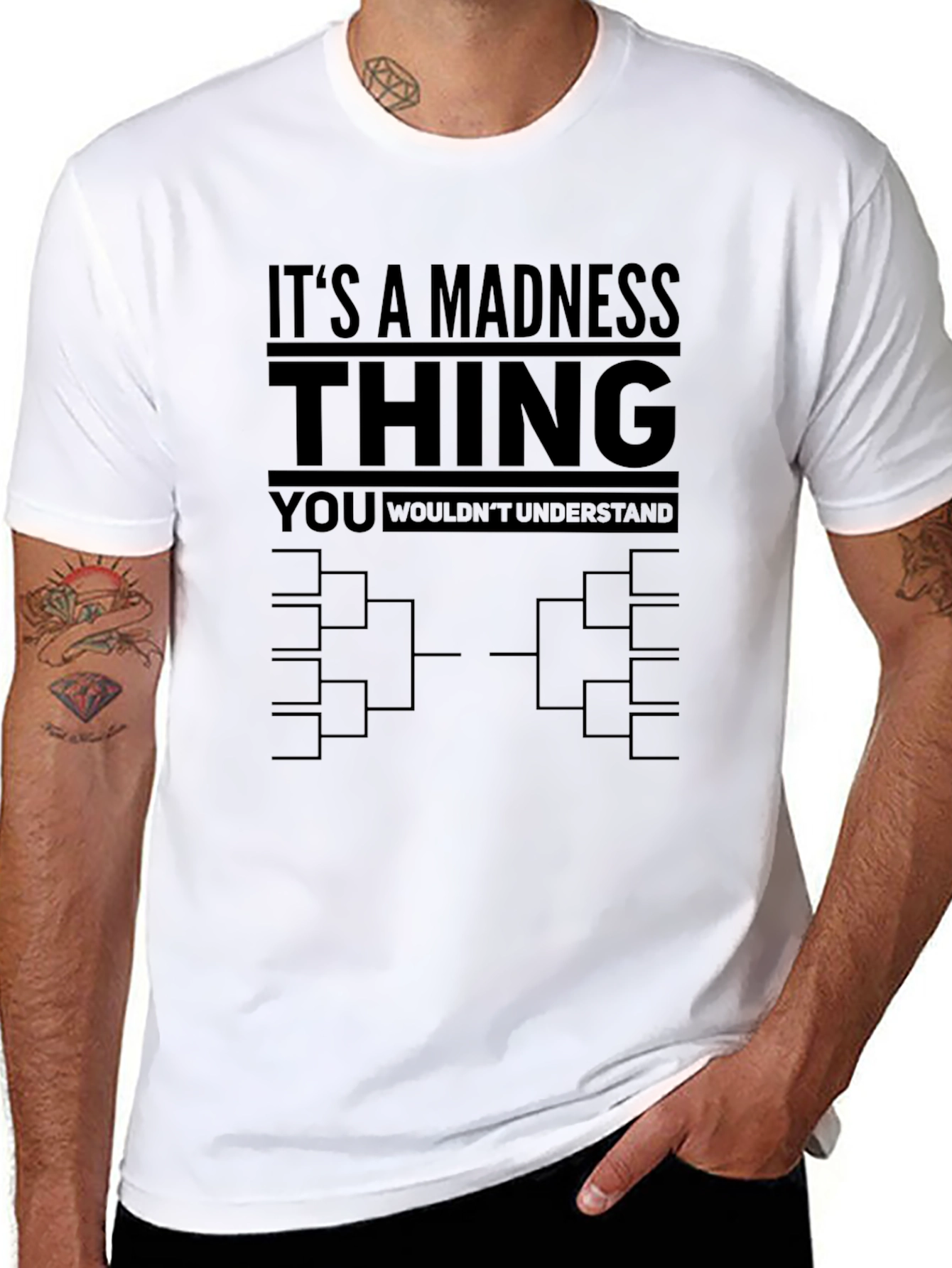 Madness Thing T-Shirt - Tournament Bracket Design