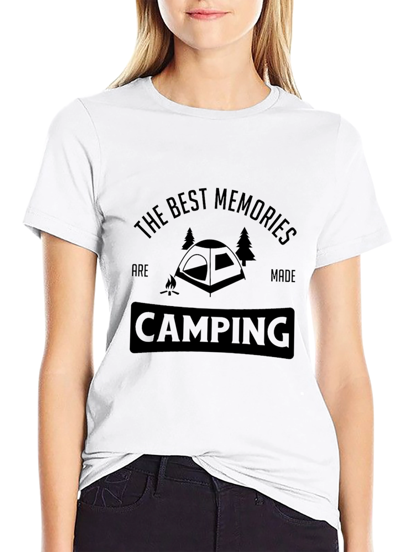 Camping Memories Black T-Shirt