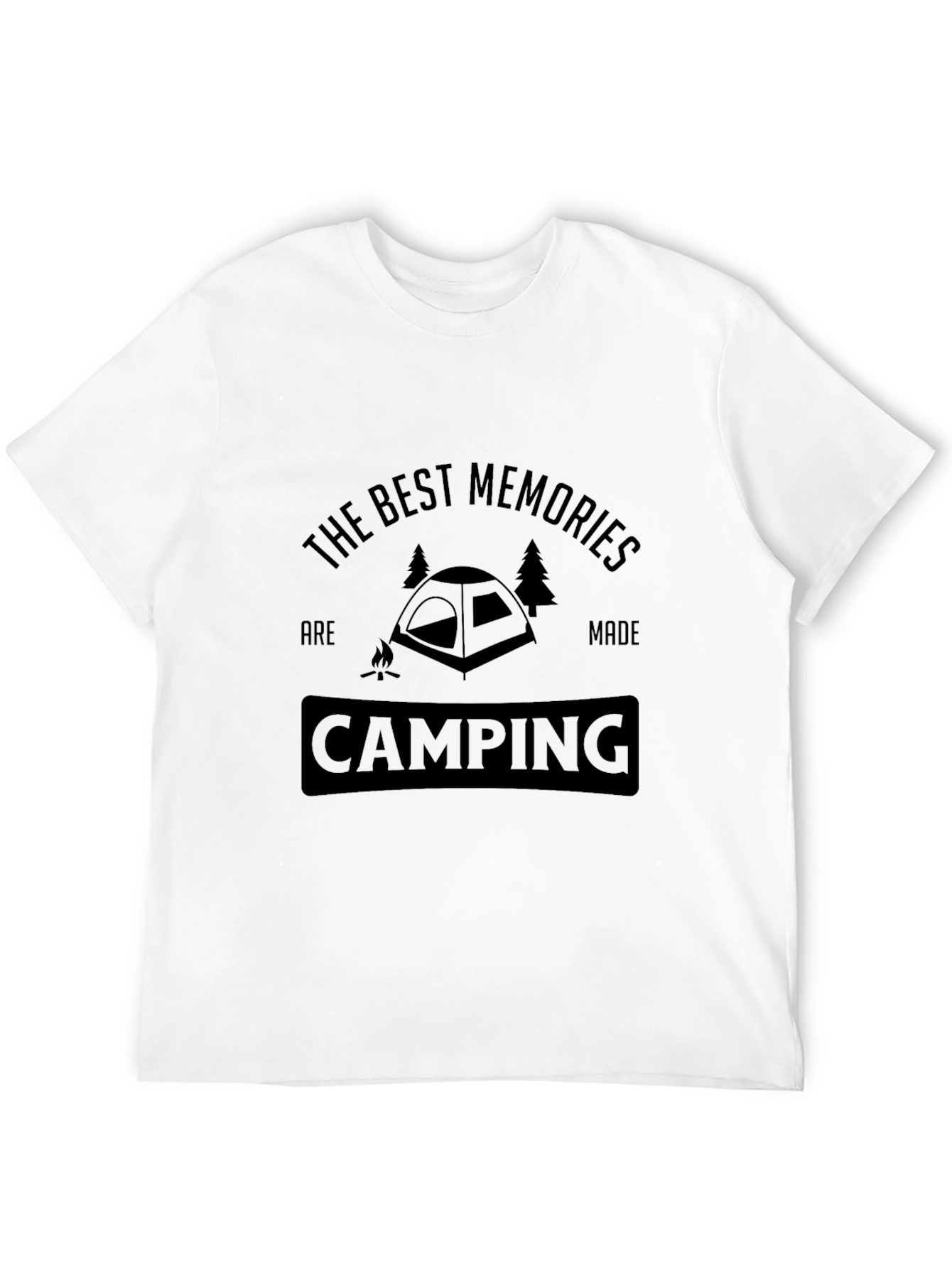 Camping Memories Black T-Shirt