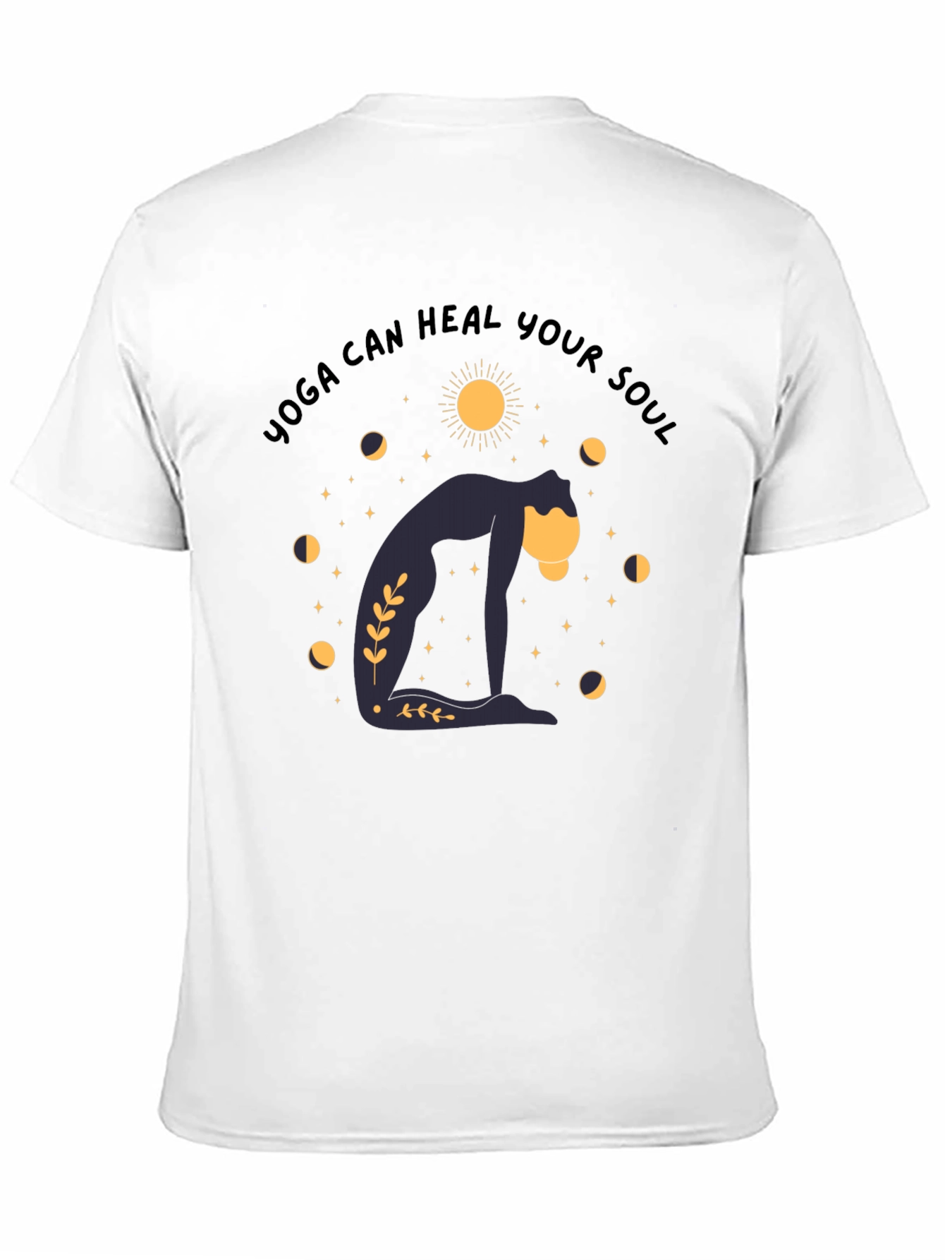 Yoga Can Heal Your Soul Graphic T-Shirt