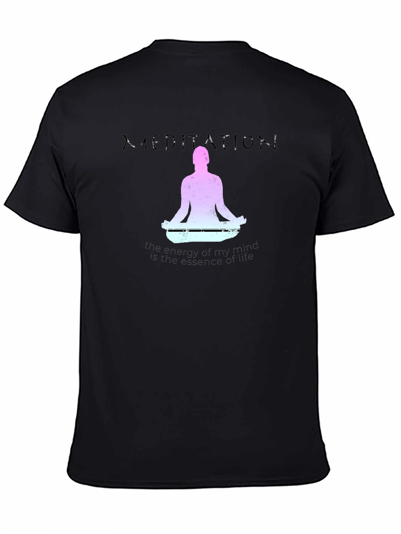 Meditation T-Shirt - Mindful Energy Essence of Life