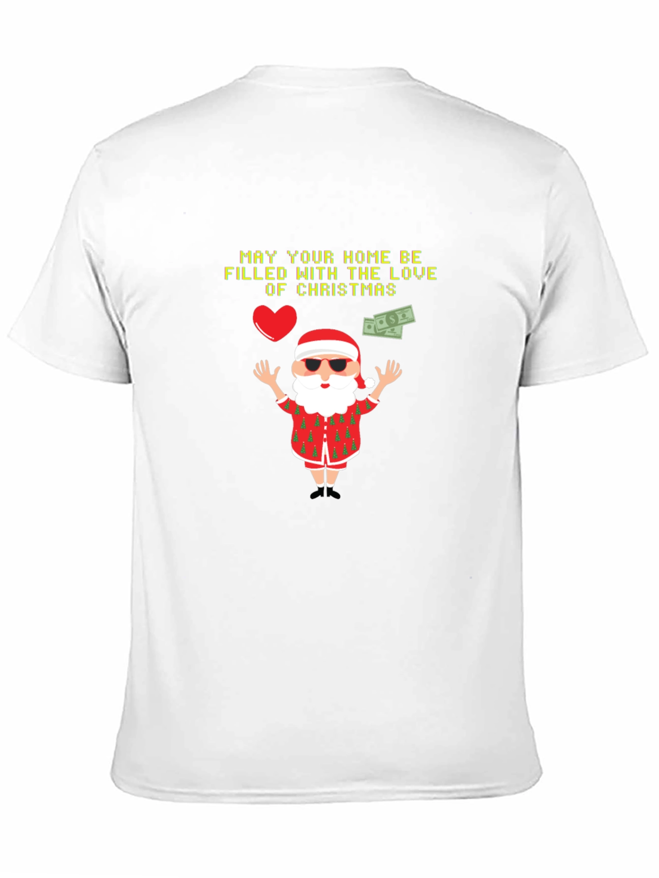Festive Christmas Santa Graphic T-Shirt