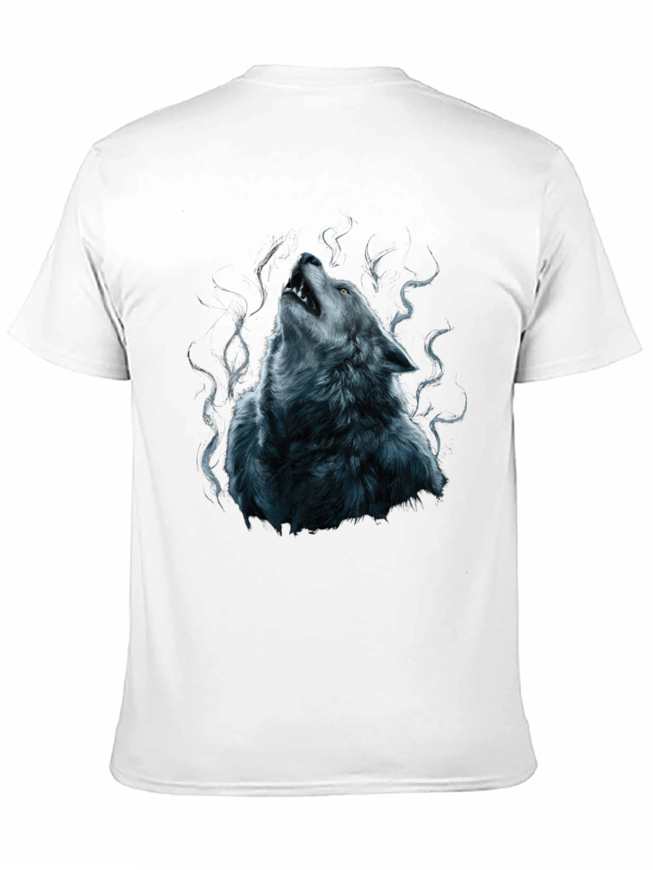 Wolf Howl Graphic Tee - Mens Black T-Shirt