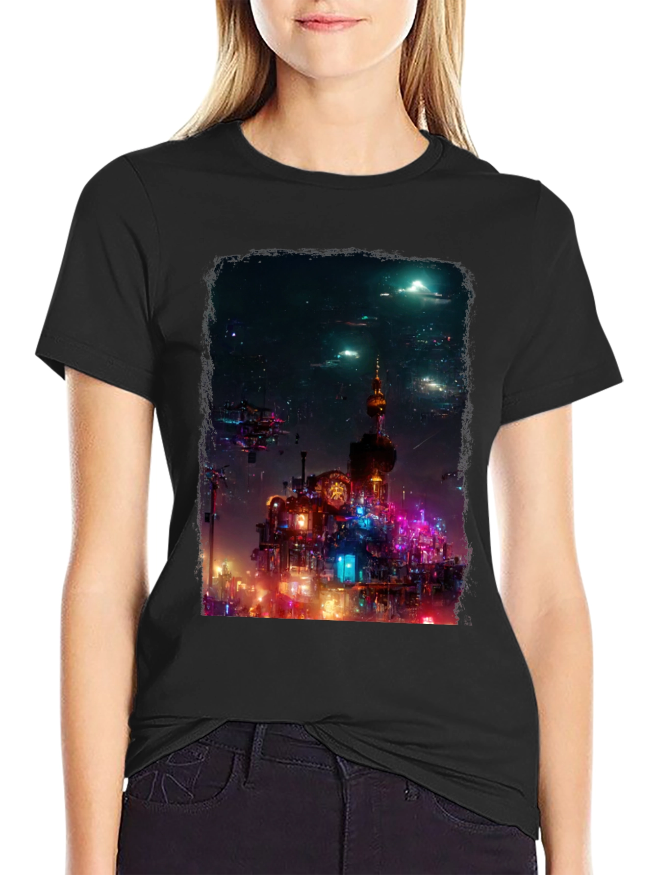 Cyberpunk City T-Shirt