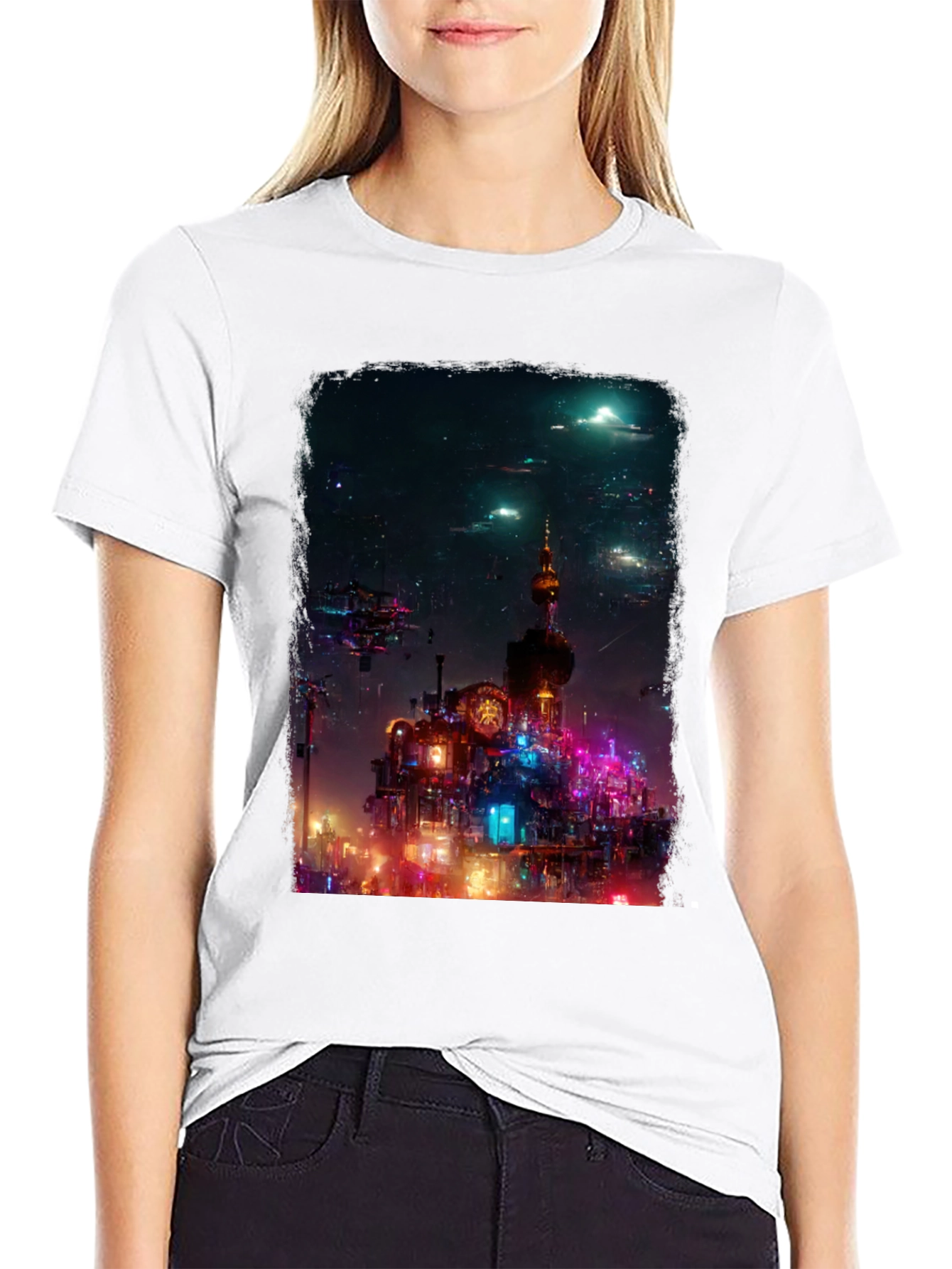Cyberpunk City T-Shirt