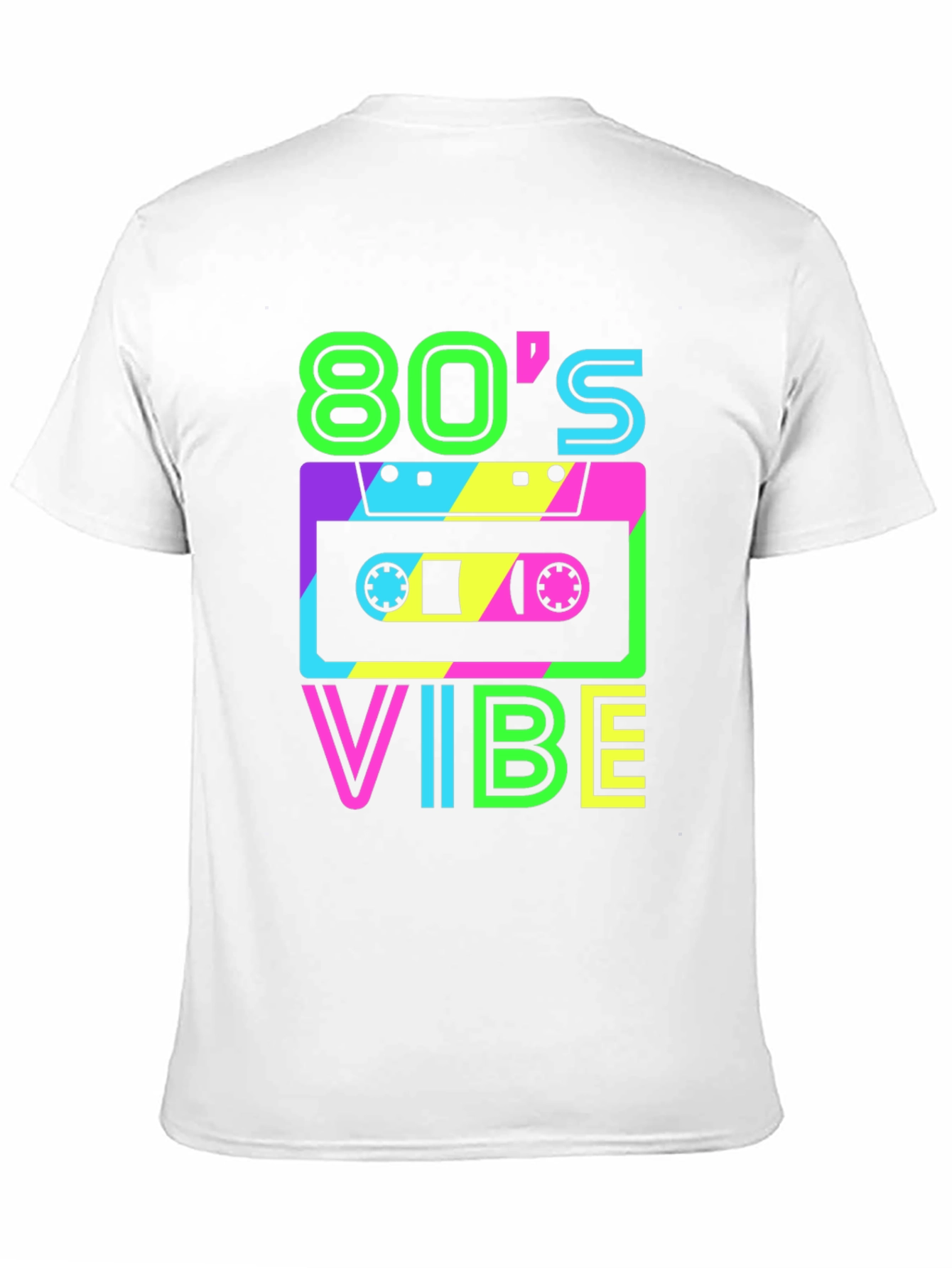 80s Vibe Retro Graphic Tee - Classic Cassette Design