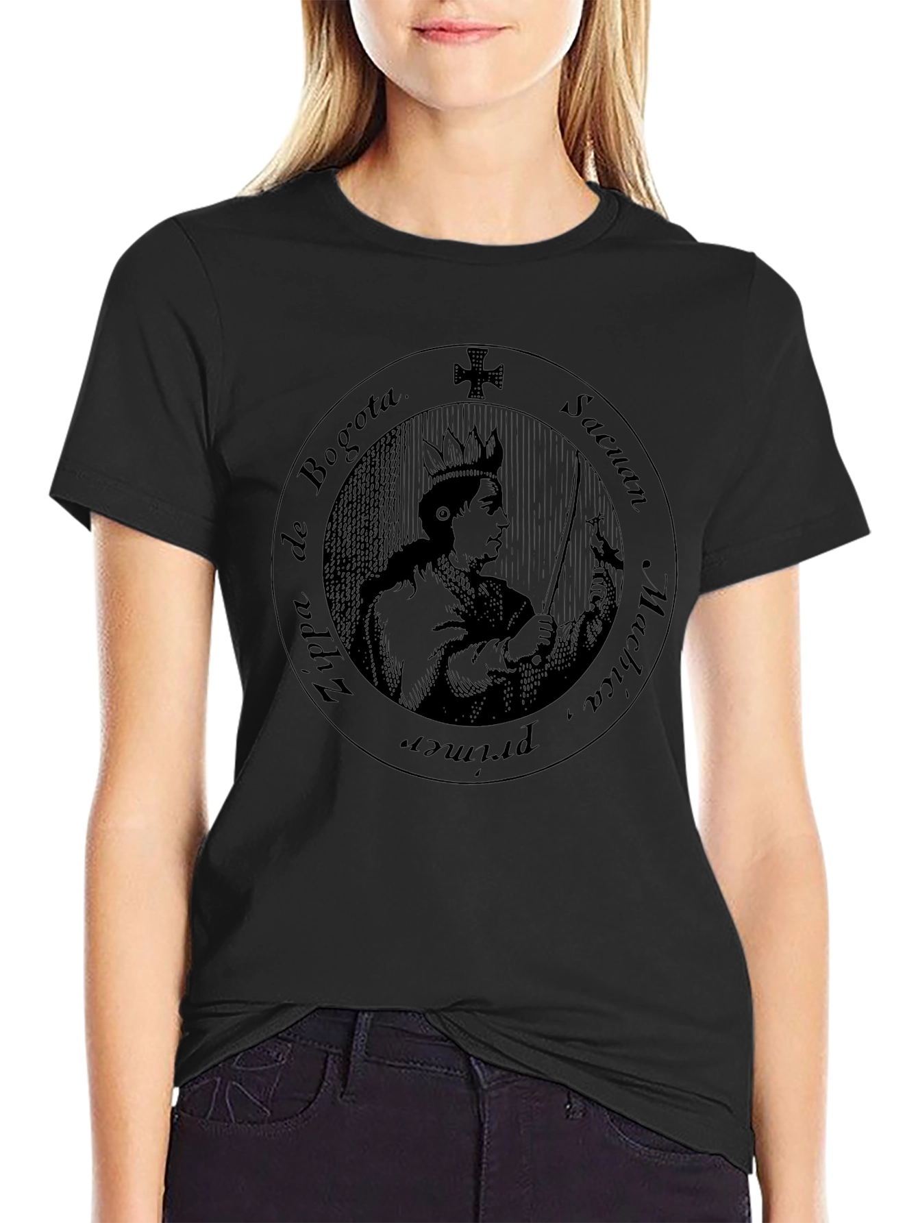 Bogota Zipa T-Shirt - Premium Black Tee