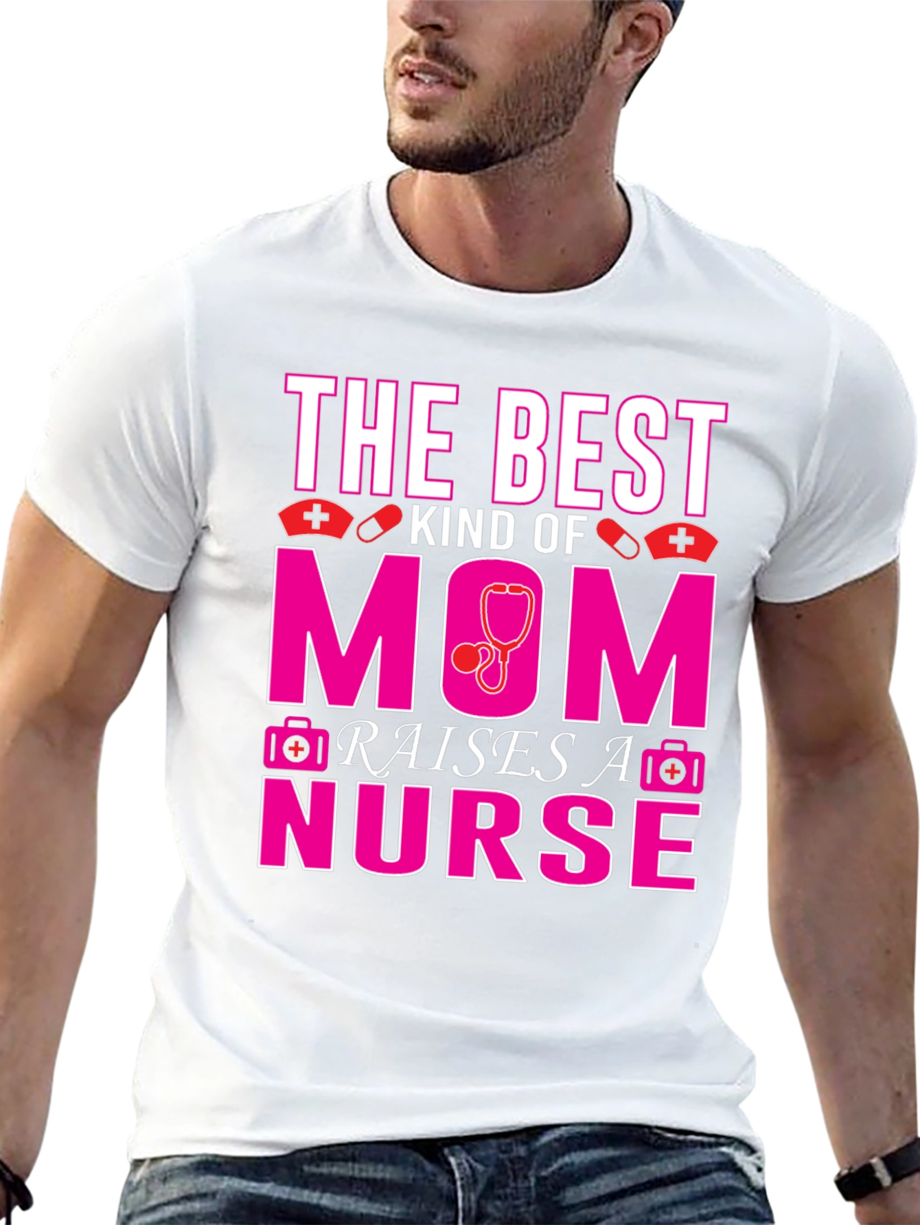 Best Mom Raises A Nurse T-Shirt