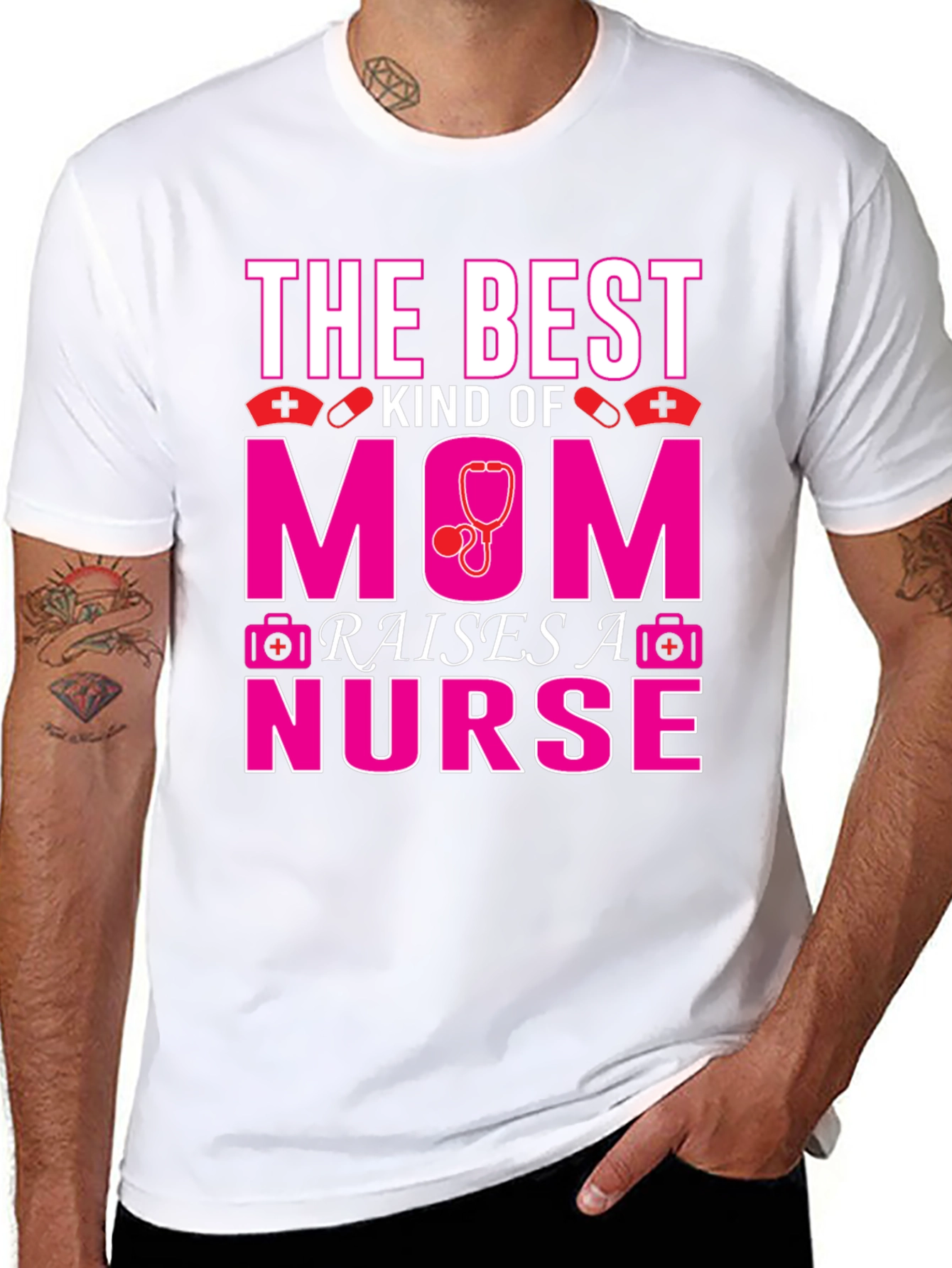 Best Mom Raises A Nurse T-Shirt