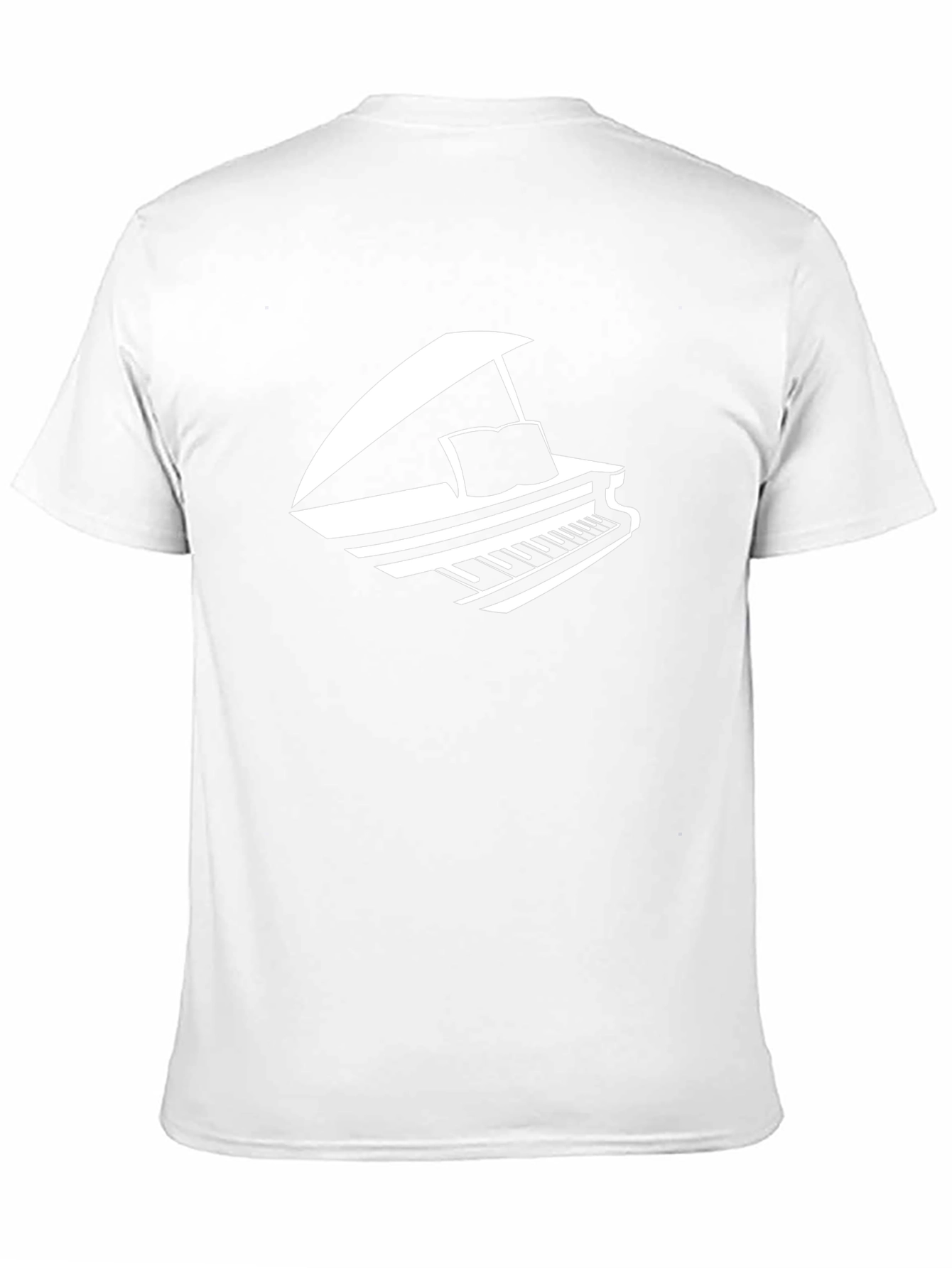 Piano Graphic Tee - Music Lover T-Shirt